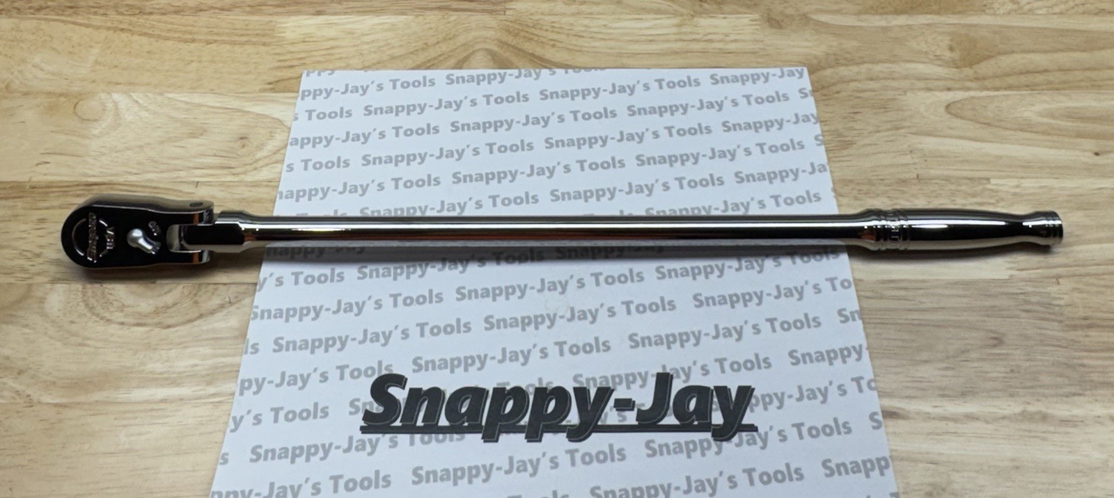 Snap-on Tools USA NEW 3/8” Drive EXTRA-LONG Handle Flex-Head Ratchet FLLF80