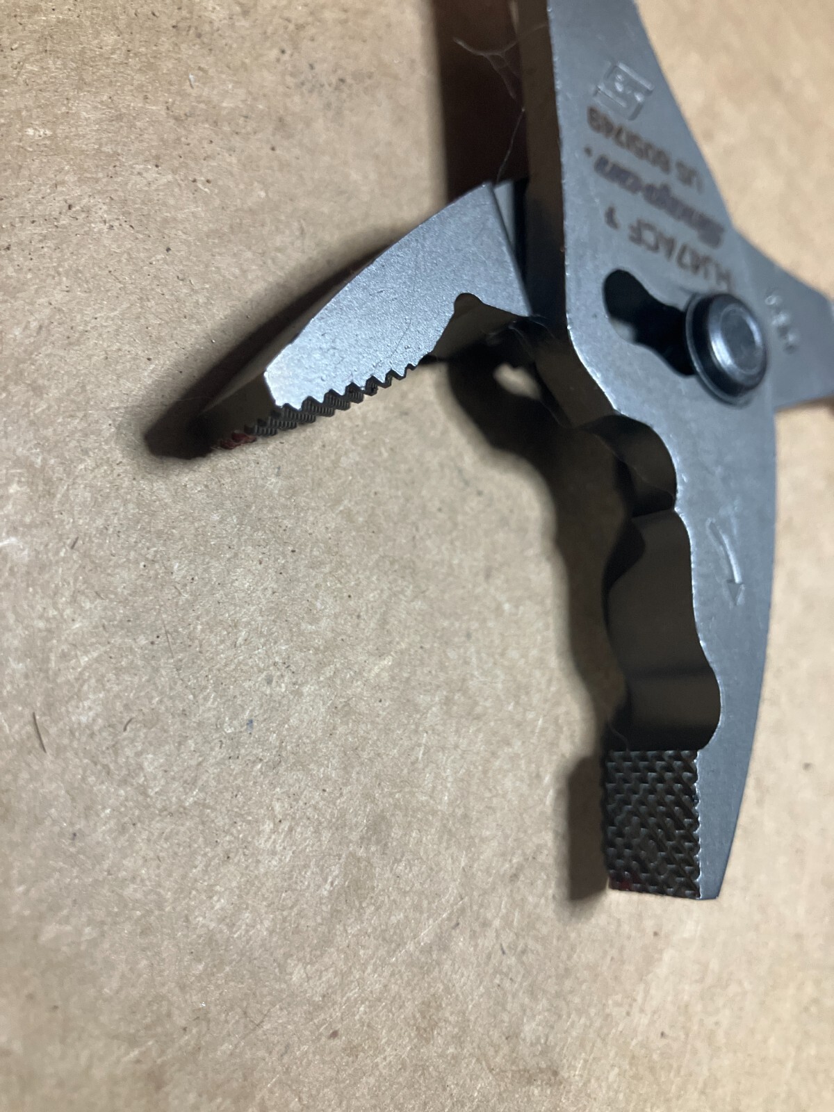 New Snap-on™ Red HJ47ACF HJ47ACFR Talon Grip Flank Jaw Slip-joint Pliers