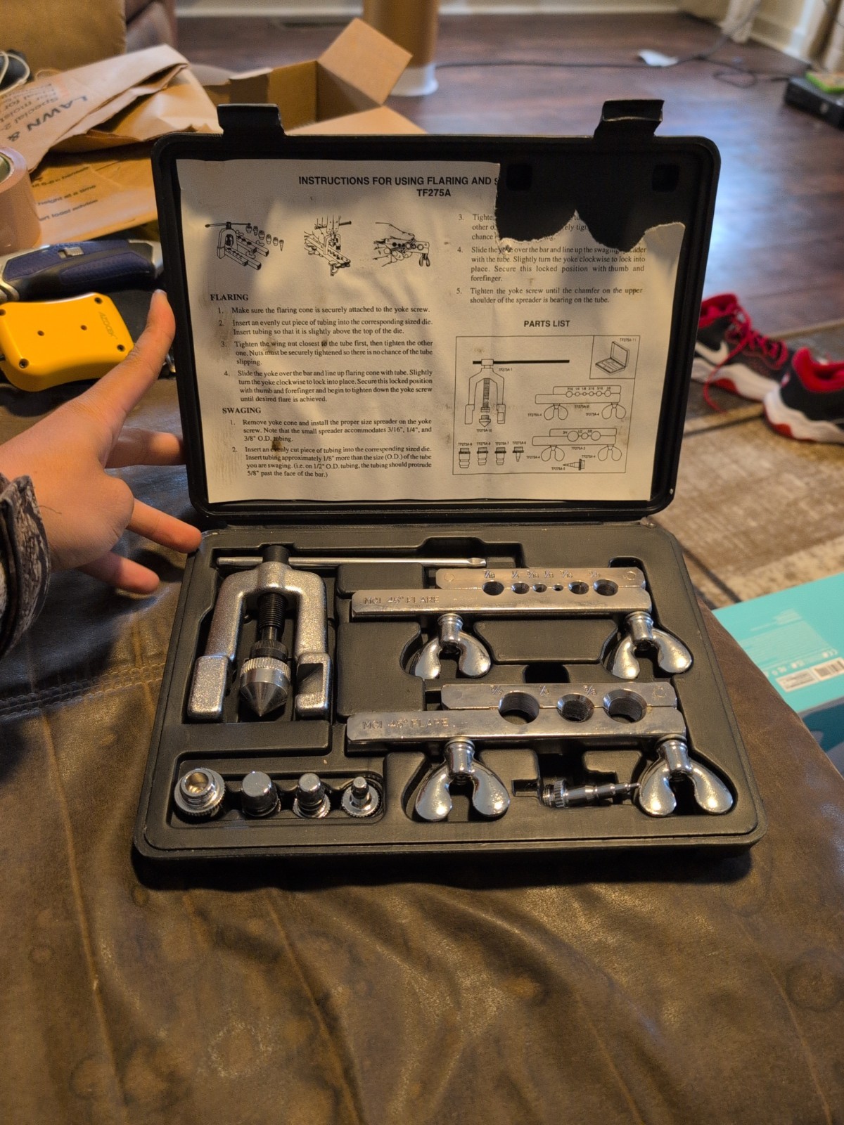 Blue Point 45 Degree Flaring and Swaging Tool – COMPLETE SET – TF275A – L