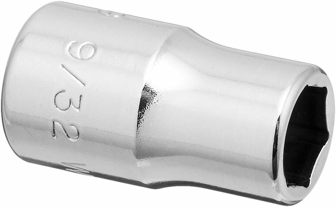 1/4″ Drive Shallow 6-Point Sockets, SAE, High-Polished Chrome Finish, Williams