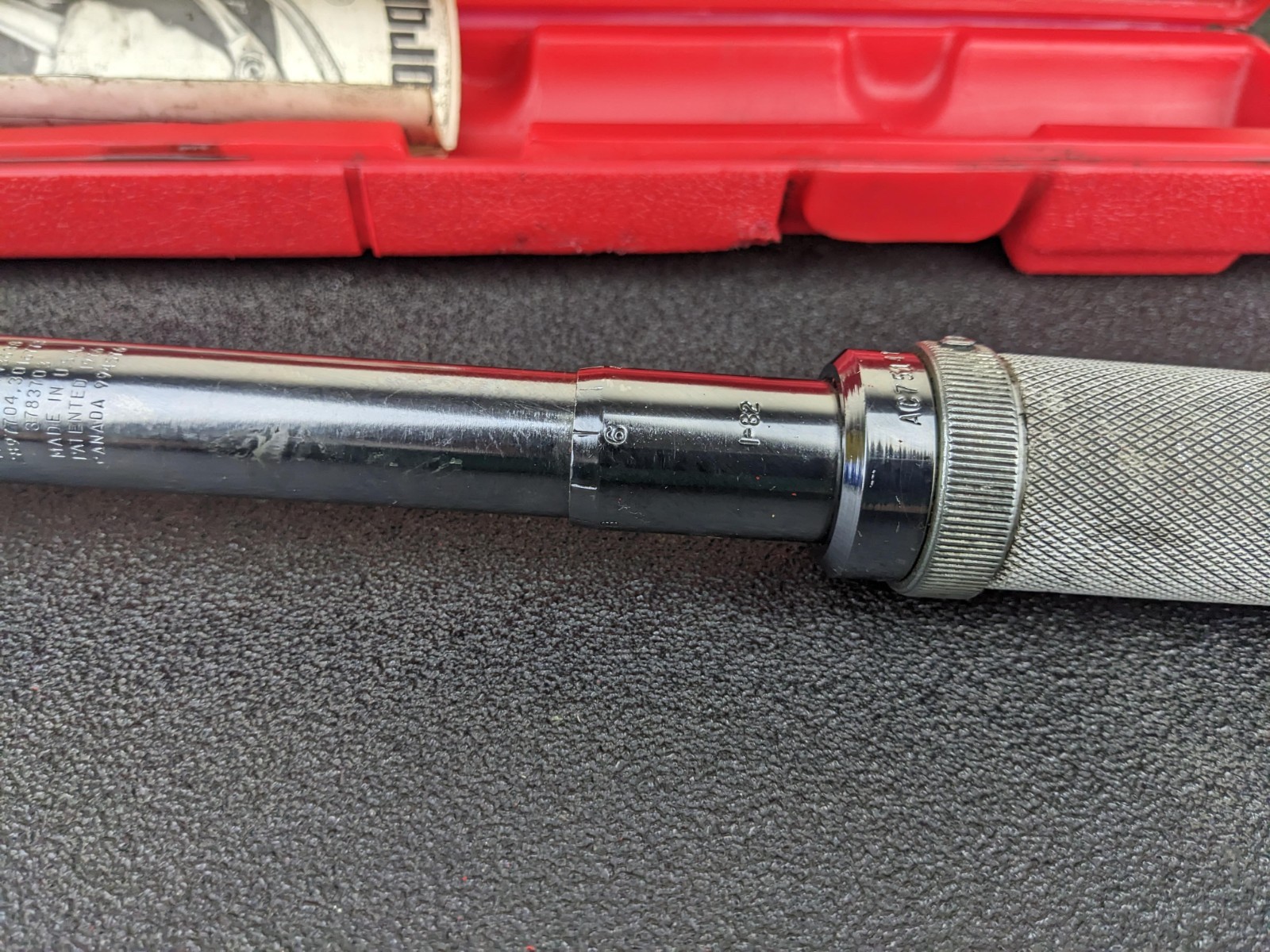 #bp316 Snap-On Tools QJR3200B 1/2″ Click Type Torque Wrench 30-200 FT LBS