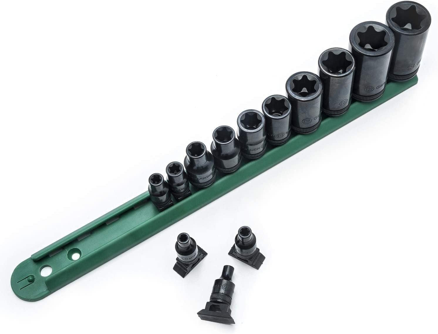 Durable 13-Piece E-Torx Socket Set with Black Oxide Finish & Heat Treatment
