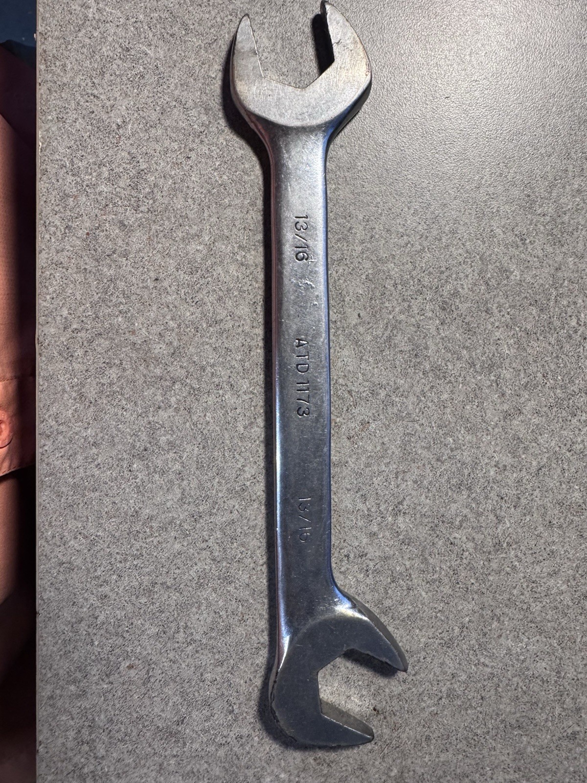 ATD Combination Wrench Lot 14mm 9/16 13/16 7/8 SAE Metric 5 Pc USA