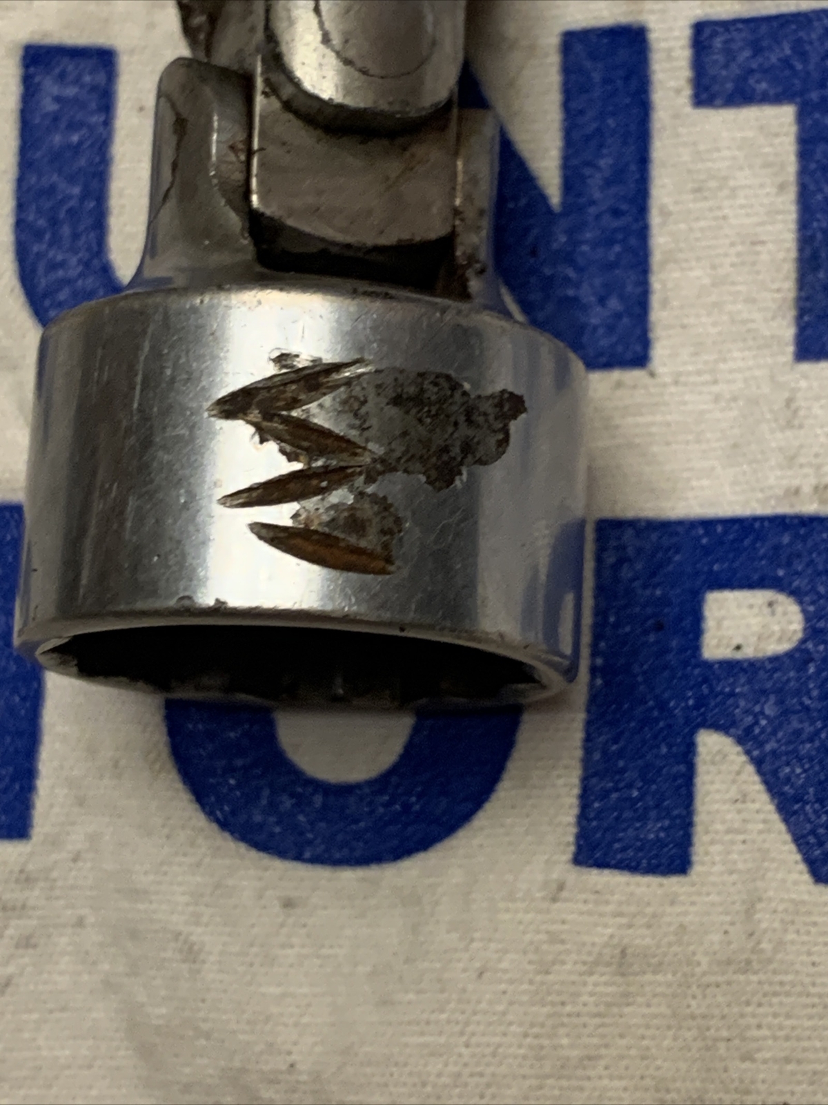 1963 Snap-on USA 3/8″ Drive 7/8″ 12pt SAE Chrome Swivel Universal Socket FU28A