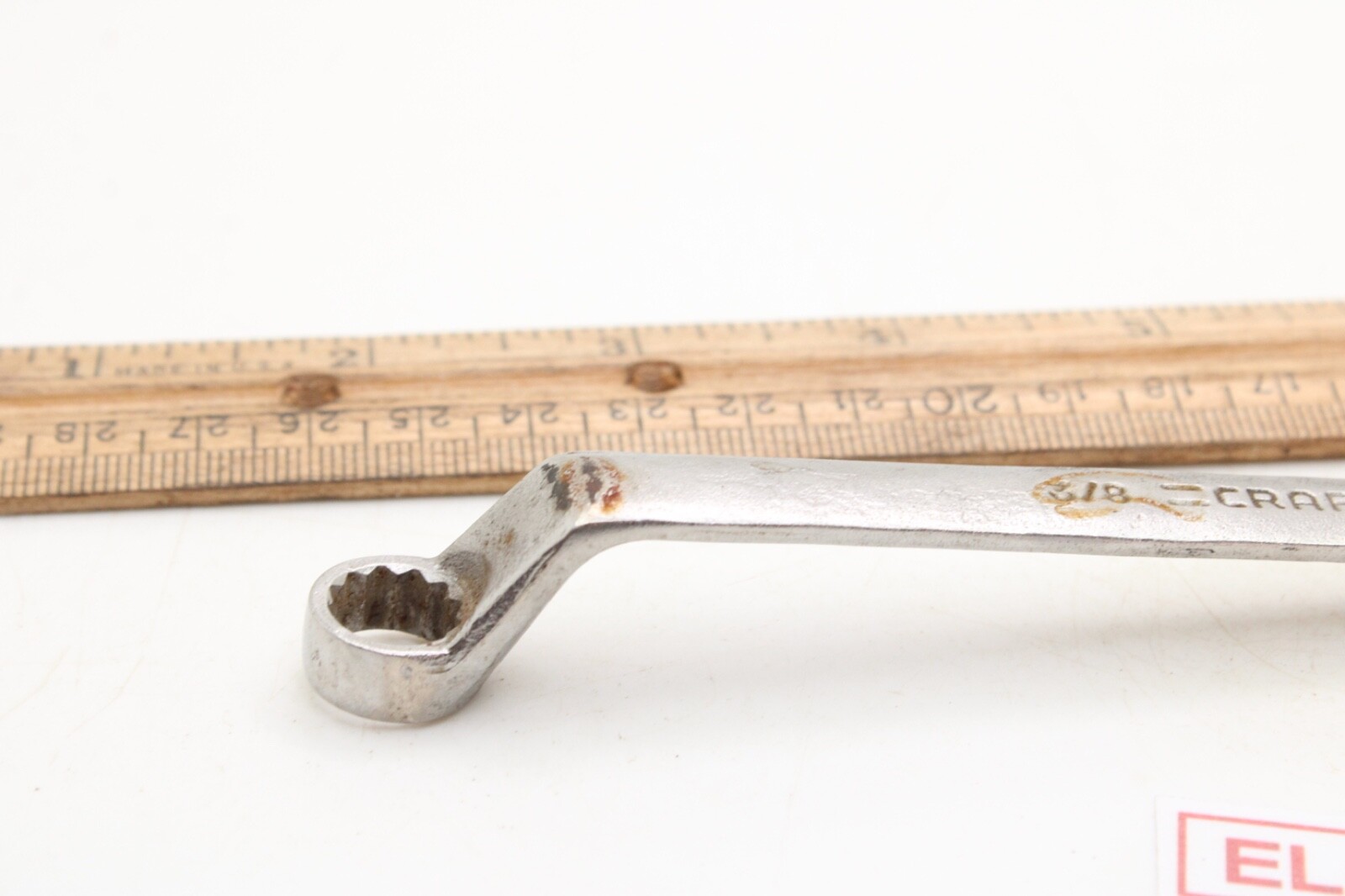 Craftsman -VA-44321 7/16” x 3/8” 12 Point SAE Offset Box End Wrench 7.25″ USA
