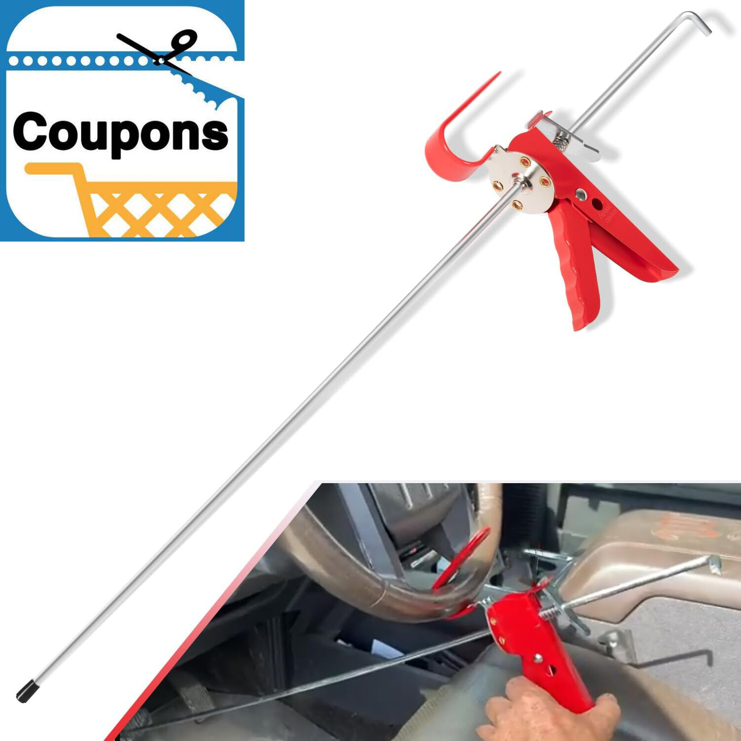 THE393 Throttle Pedal Depressor Tool Adjustable for RPM Repair/Maintenance/Test