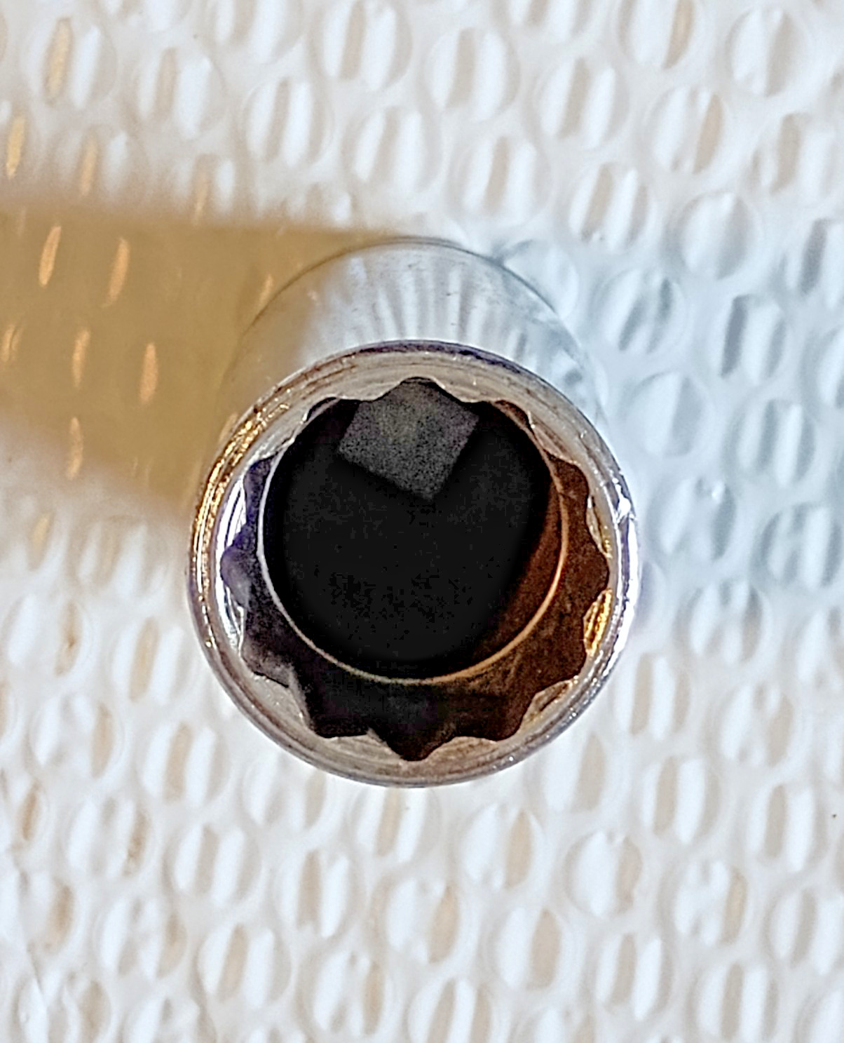 SNAP ON S381, 1/2″ DRIVE, 1-3/16″ SOCKET, 3.2″ DEEP/HIGH, 12 POINT.