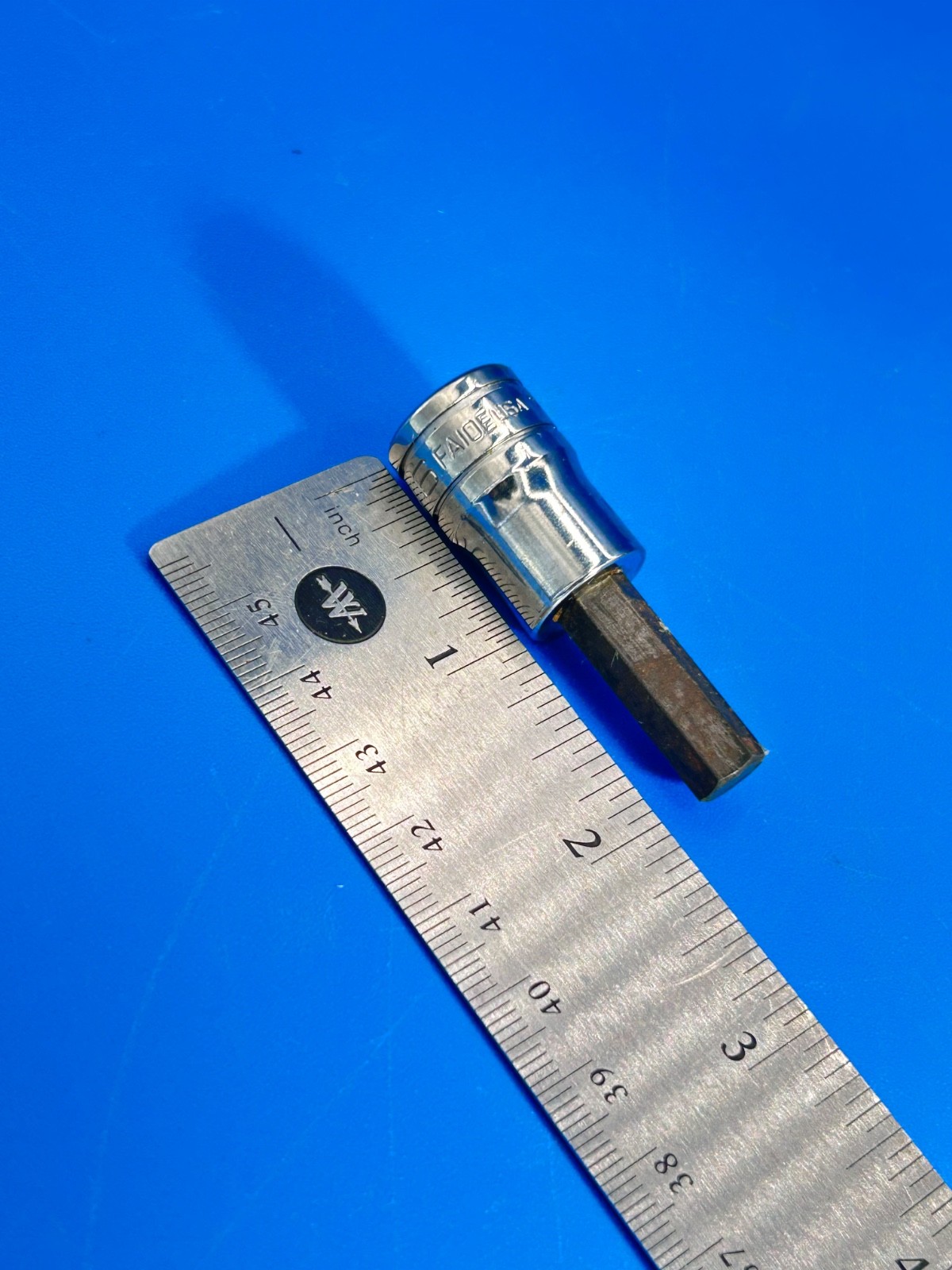 Snap-on Hex Bit Socket 3/8” Drive 5/16” SAE FA10E USA N-3-15