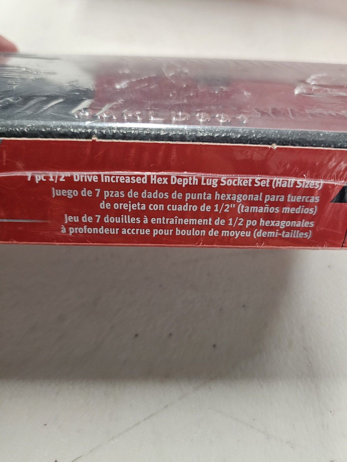 Snap On 307LSDM 7pc 1/2 Drive Increase Hex Depth Lug Nut Socket Set Half/size
