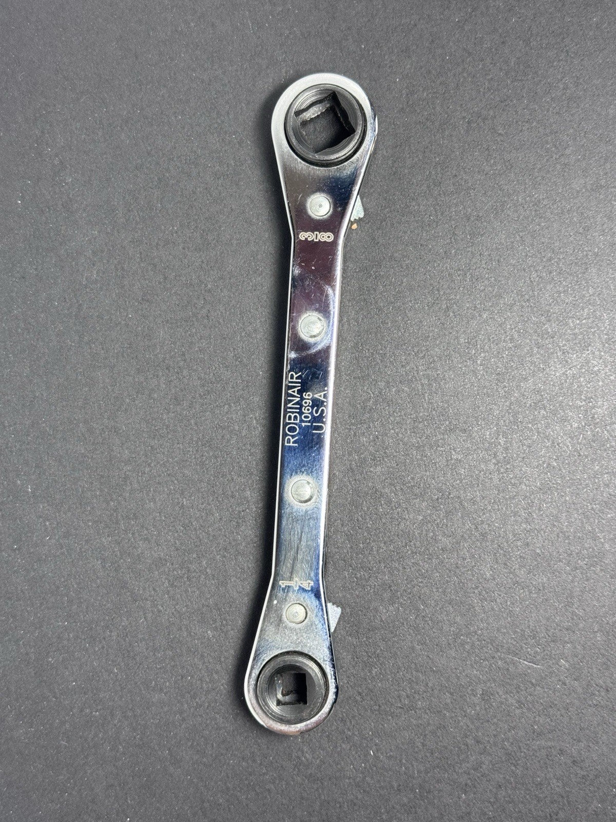 Robinair 10696 A/C 4-Square Ratcheting Wrench