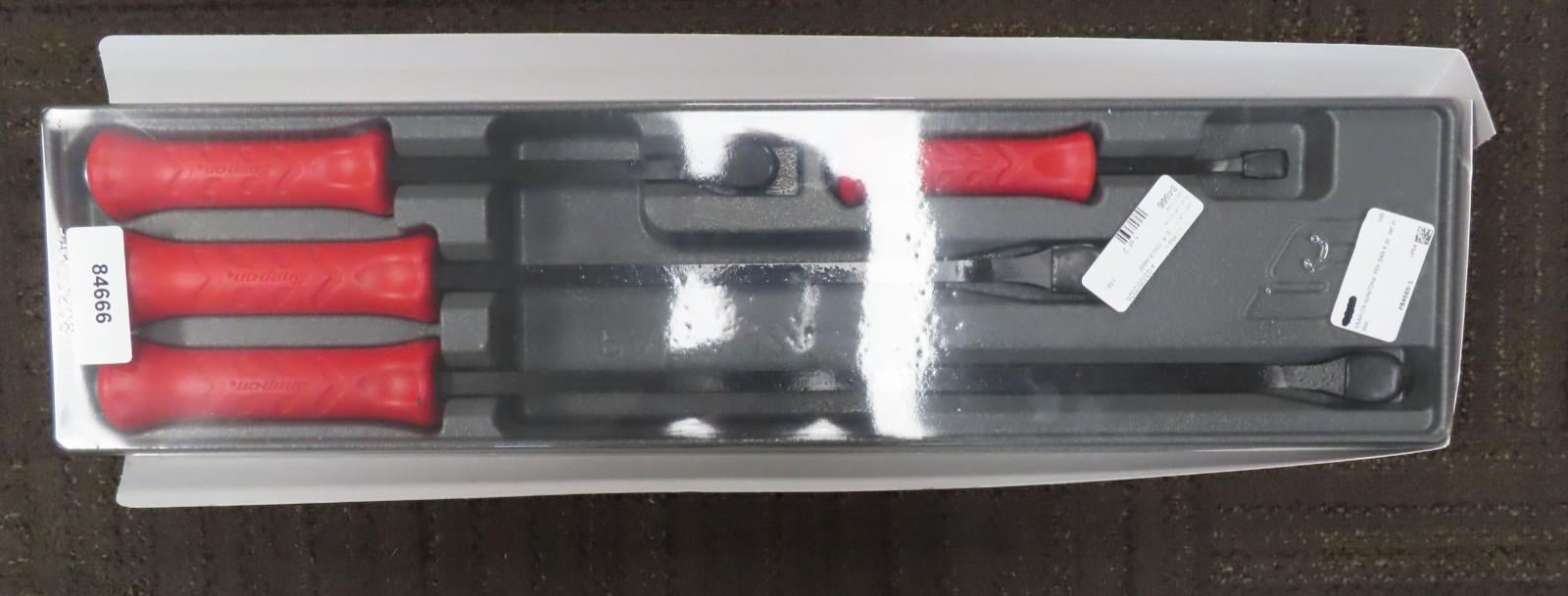 Snap-on (4 Pc Red Striking Prybar Set 8, 12, 18 and 24″) SPBS704AR