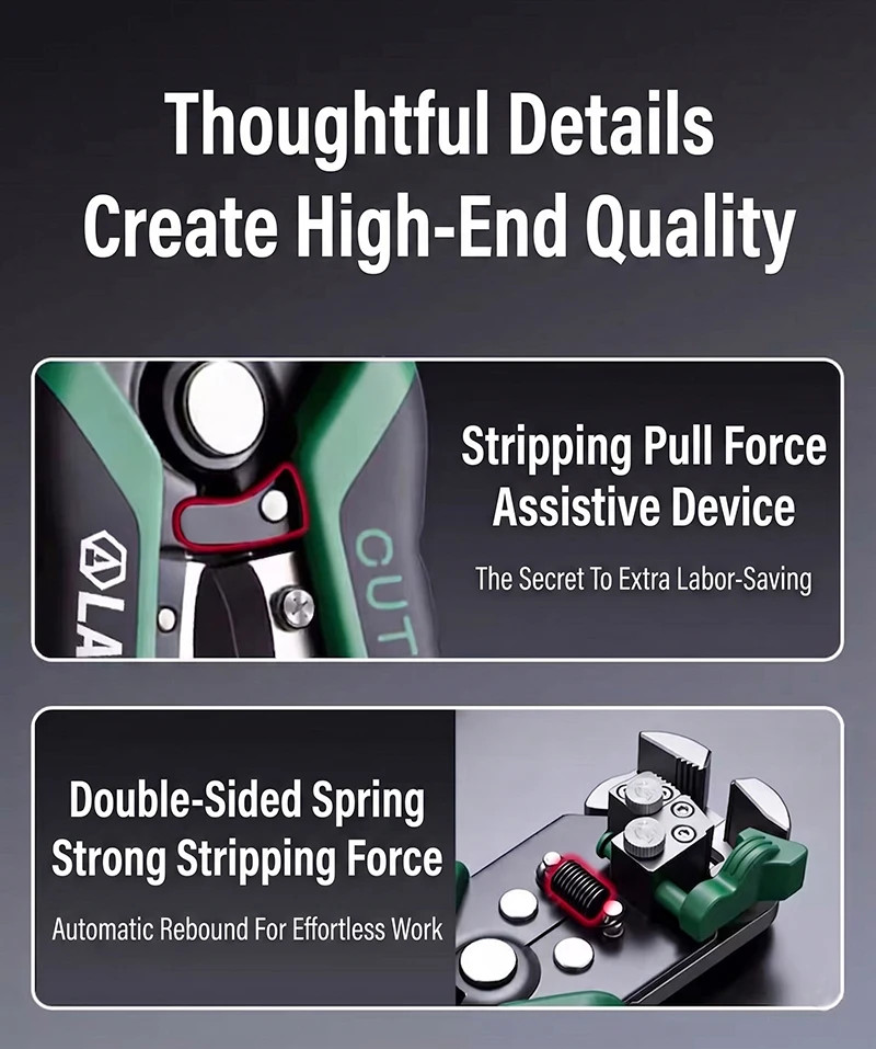 Professional Automatic Wire Stripping Pliers Terminal Crimping Tool