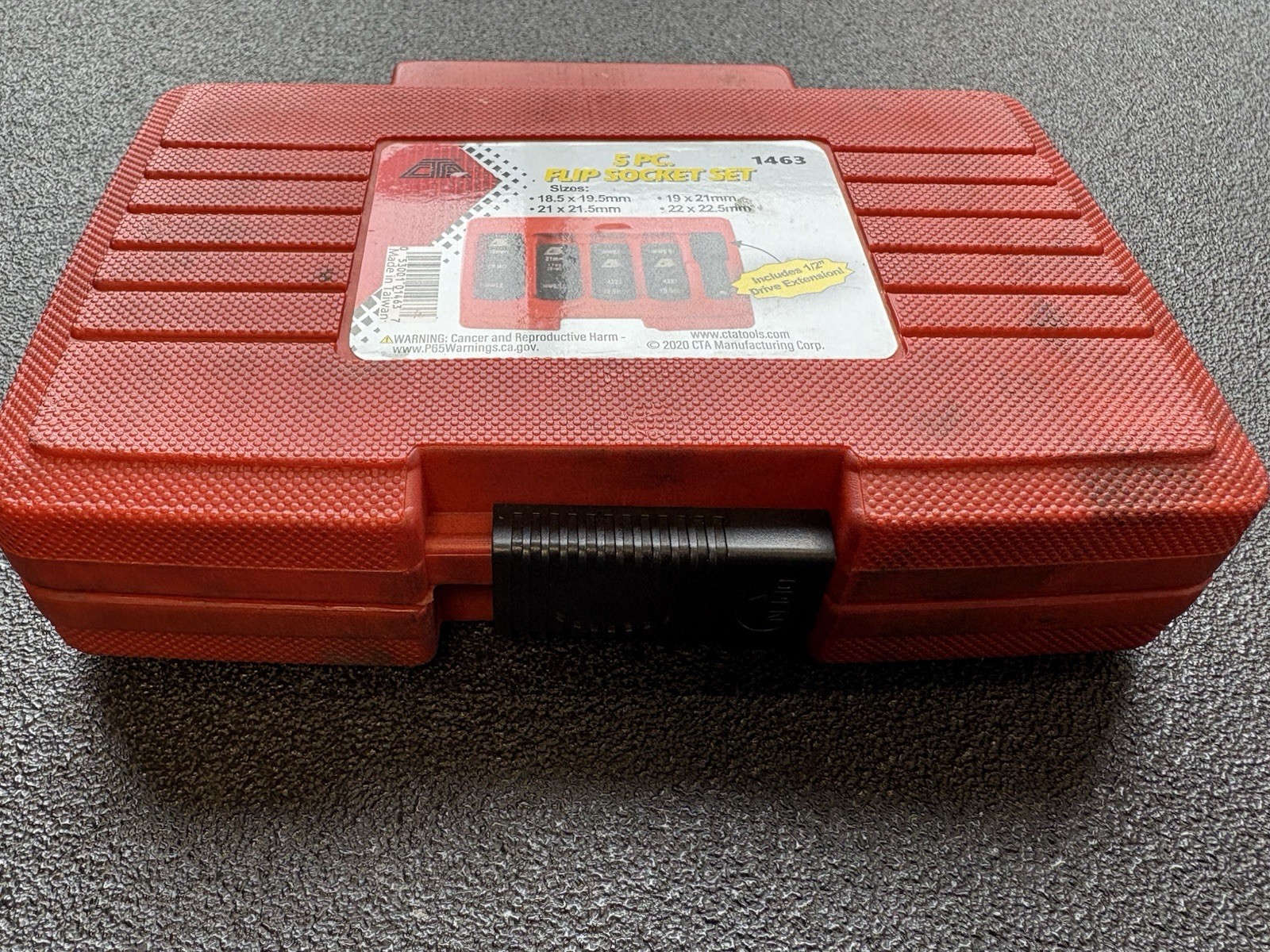 CTA Tools 1463 – 5 PC METRIC Flip Socket Set