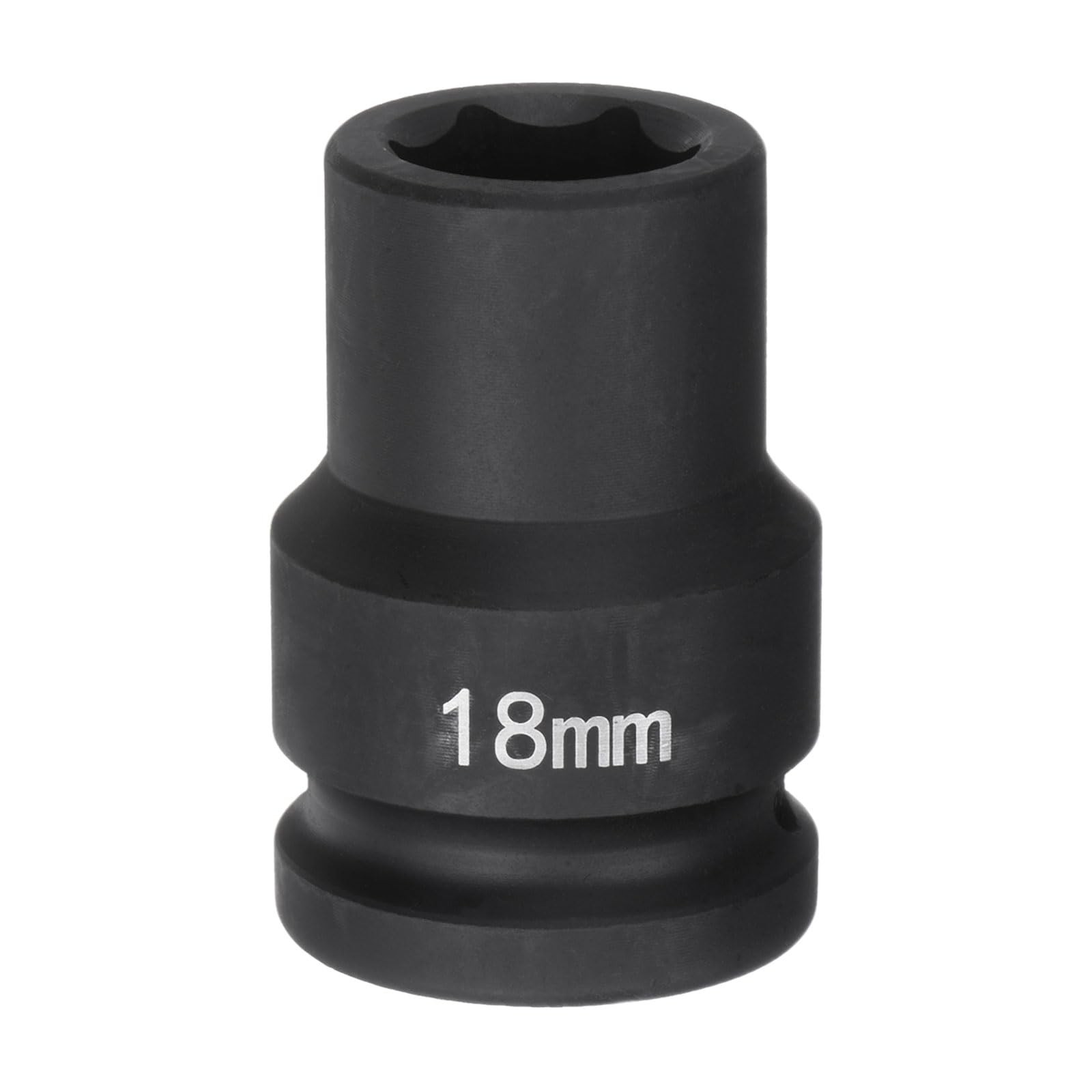 HARFINGTON 6-Point Impact Socket 3/4″ Drive 18mm Metric 40Cr Alloy Steel