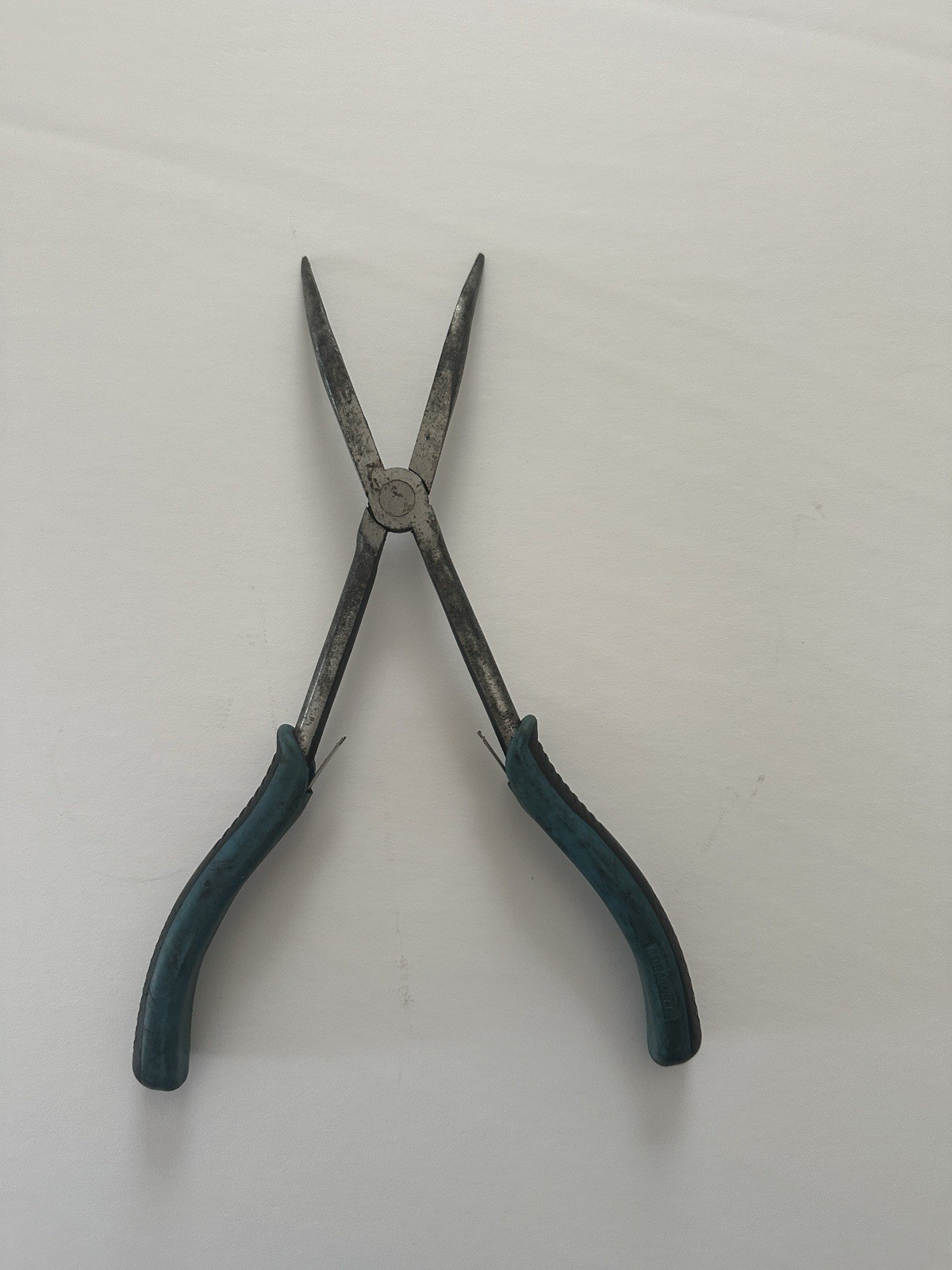 Cornwell Tools CPL3230 Blue 11″ 45° Bent Nose Pliers USA Made Needle Long