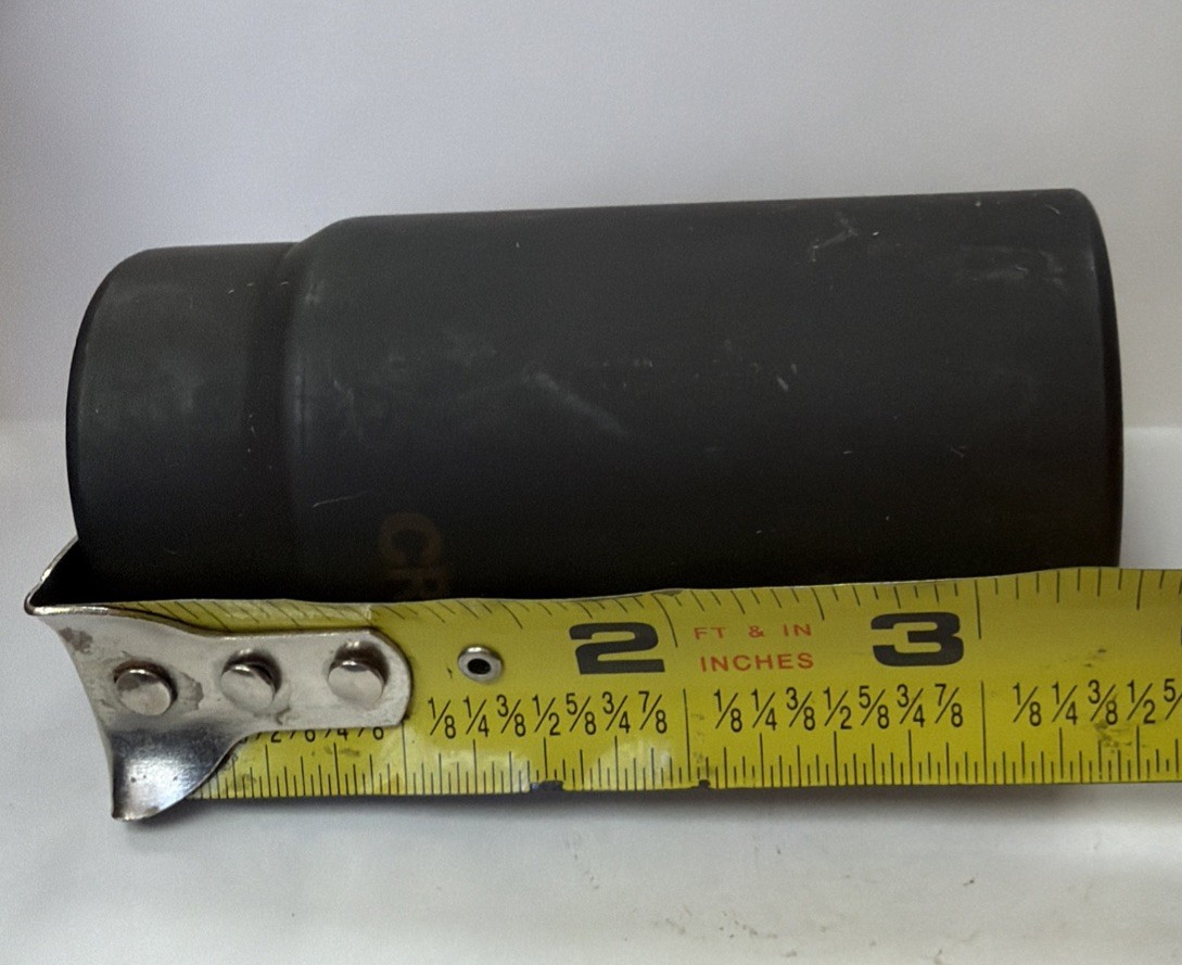 1/2″ Drive Deep Impact Socket Black Mechanic CR-MO 6-POINT 32 MM ~ 3 3/4” Long