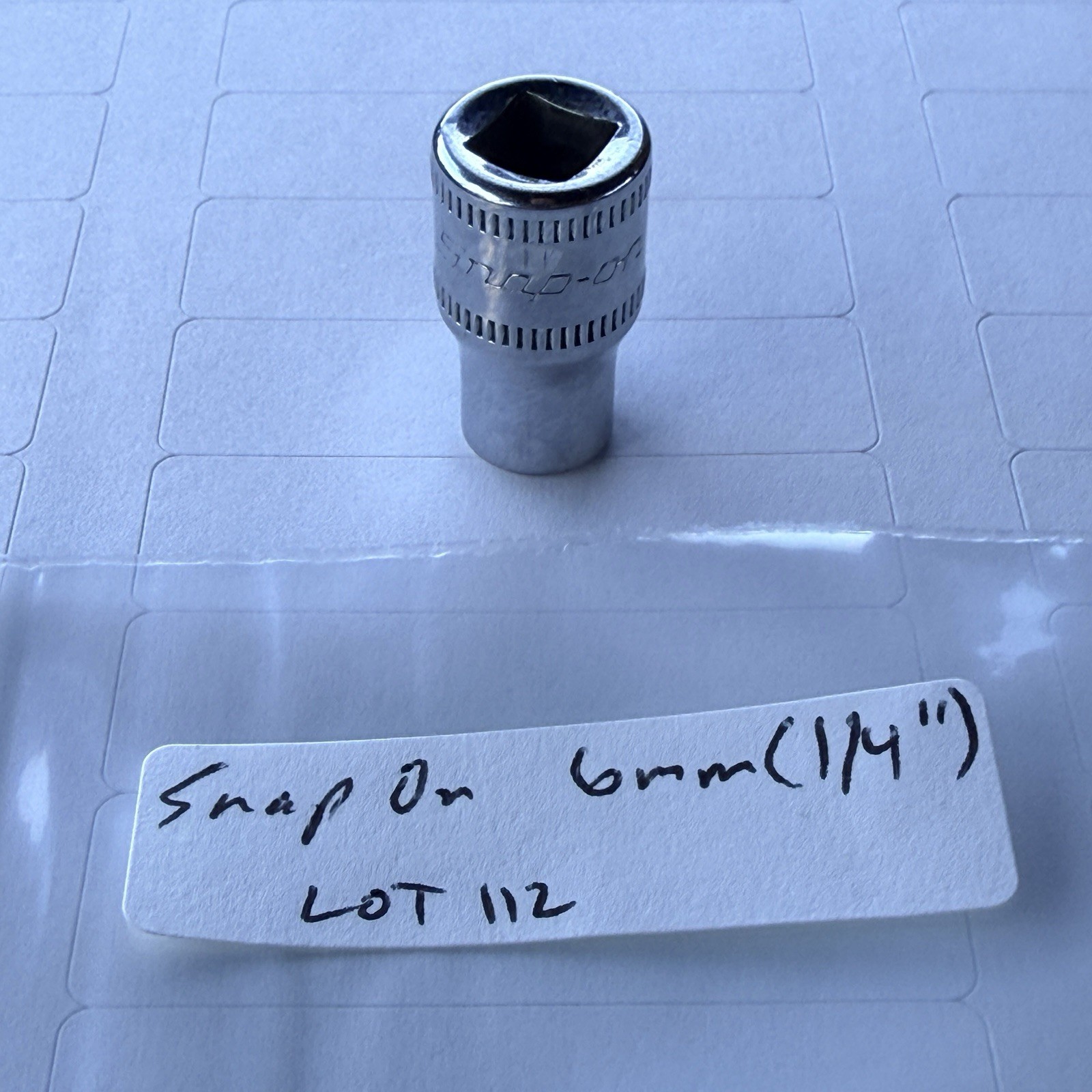 SNAP ON 6mm 1/4″ Drive 6 Point Shallow Chrome Socket TMM6 Flank Drive – USA