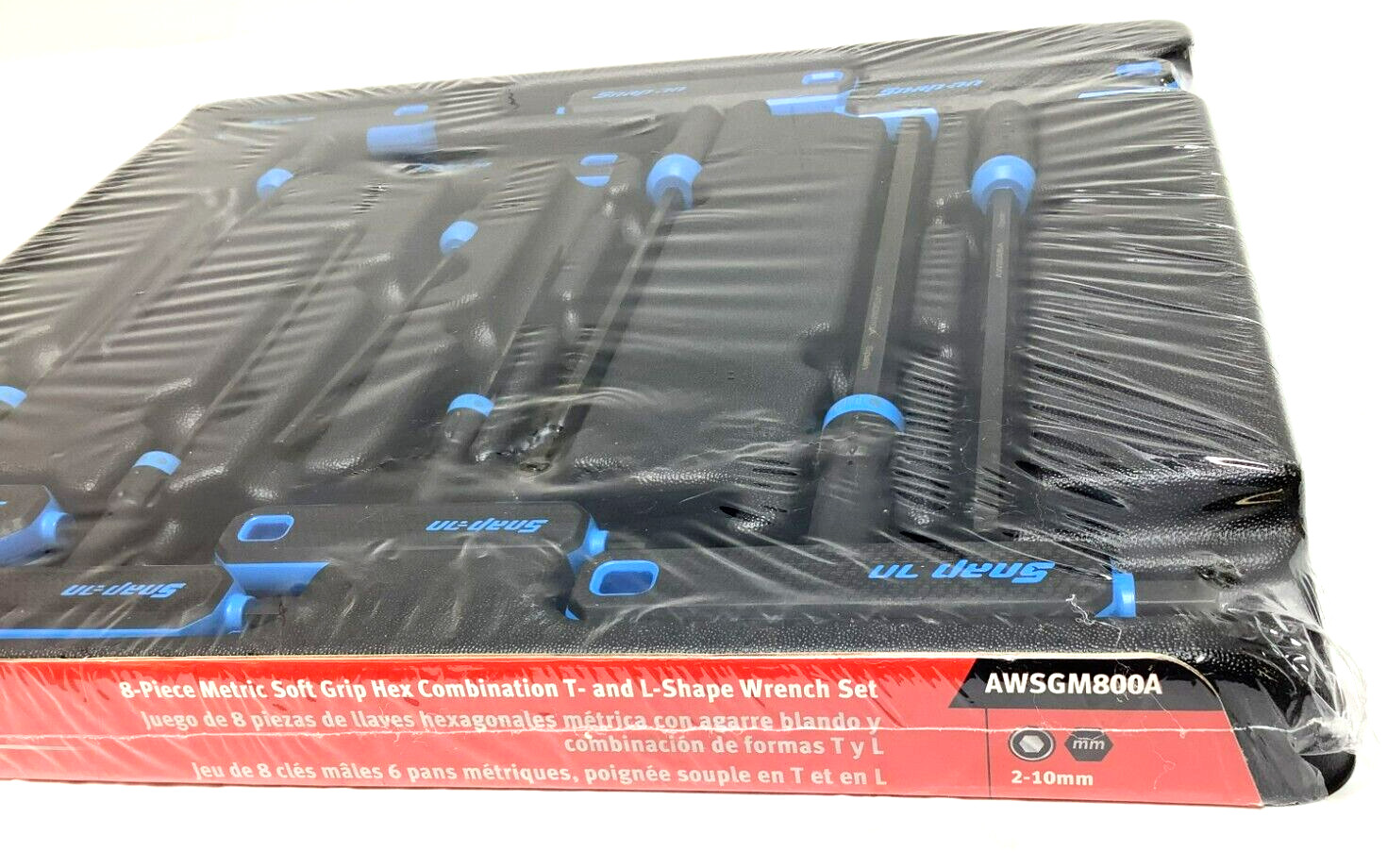 New Snap-on™ 2.5 – 10 mm T- & L-Shaped SAE Allen Hex Driver Key Set AWSGM800A