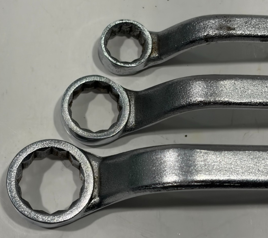 Blackhawk Double Box Wrench Set 3 Pc SAE USA BW-1212 1210 1208 3/8″ TO 11/16″