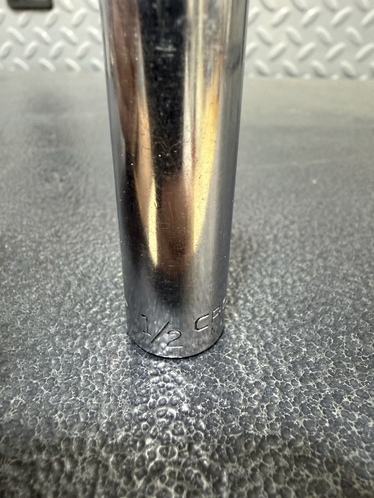Vtg 1/2″ Craftsman VV-Series PN 43312 – 3/8″ Drive 12-Point Deep Socket USA Made
