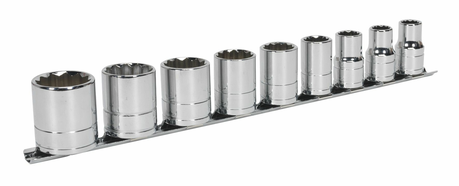 Sealey AK2677 Socket Set 9pc 1/2″Sq Drive Whitworth