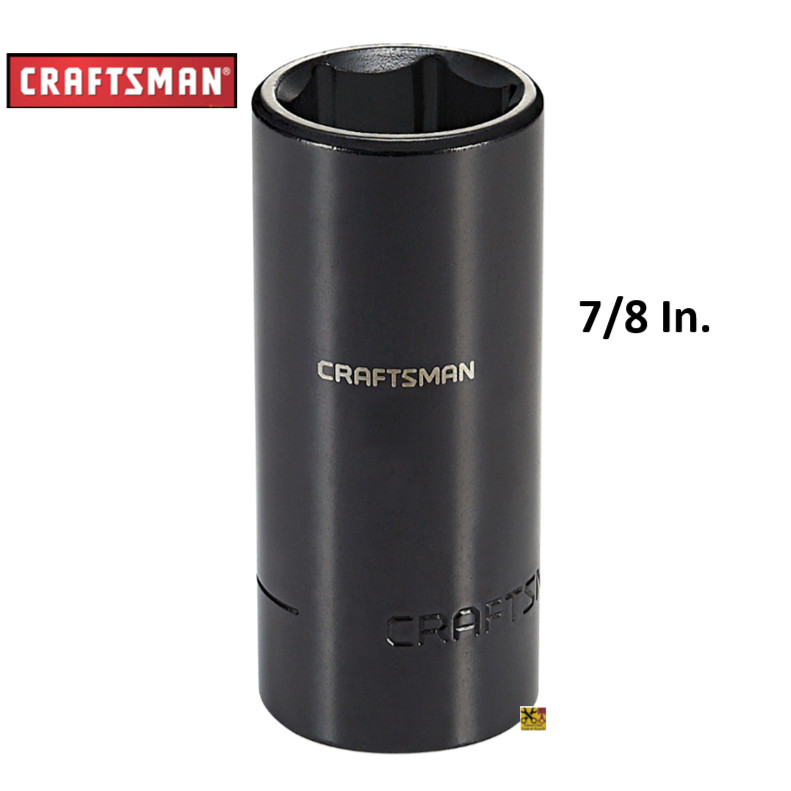 Craftsman 1/2 Inch Drive Impact Deep Socket 6 Point Metric MM Inch SAE Pick Size