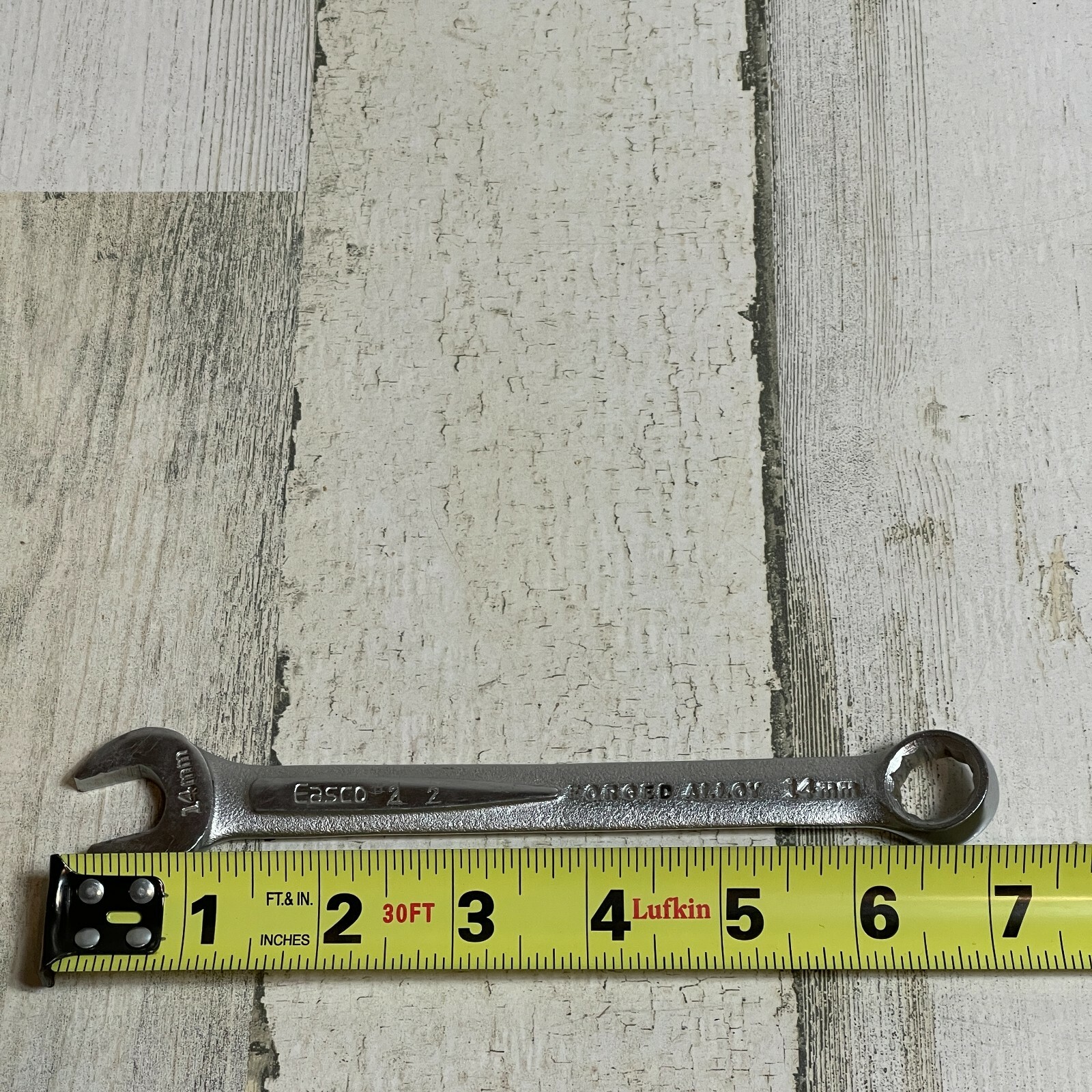EASCO 14mm 63614 Combination Wrench 12 Point Made In USA Vintage Forged Alloy