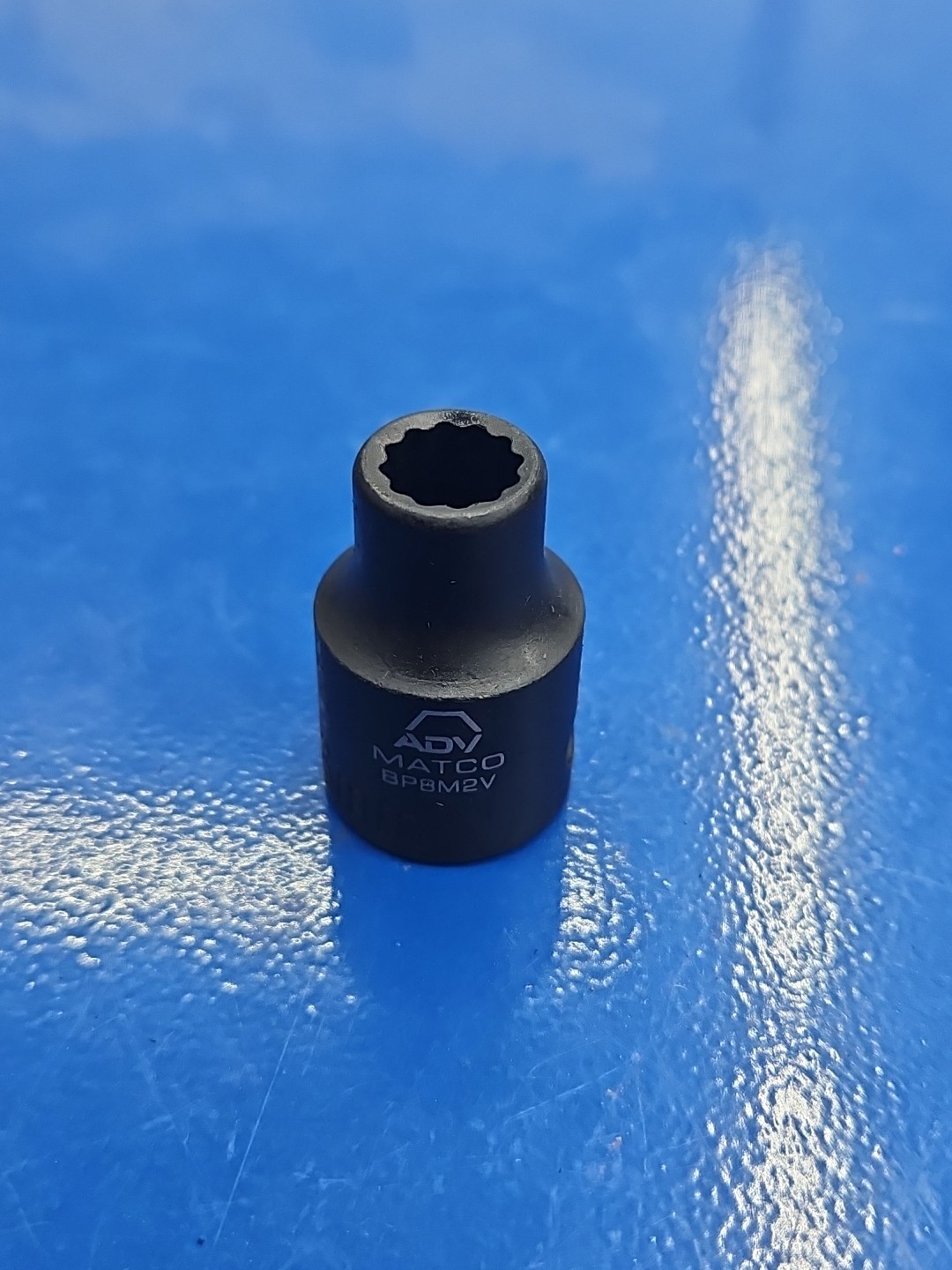 MATCO TOOLS «ADV» BP8M2V, 3/8″ DRIVE, 8MM. IMPACT SOCKET, SHALLOW, 12 POINT.