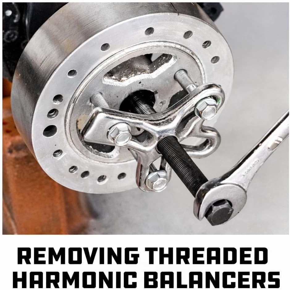33-Piece Harmonic Balancer and Pulley Installer Tool Set for V8 and V6 Engines