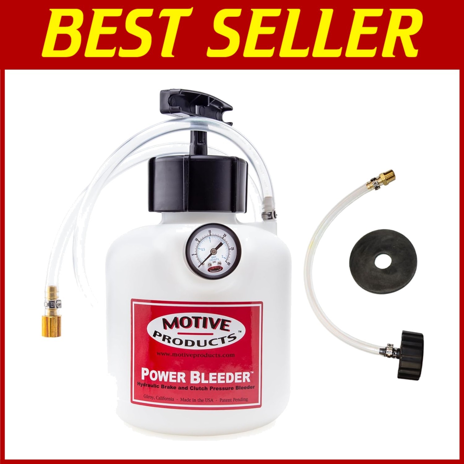 Pressurized Brake Fluid System – Easy One-Person Operation