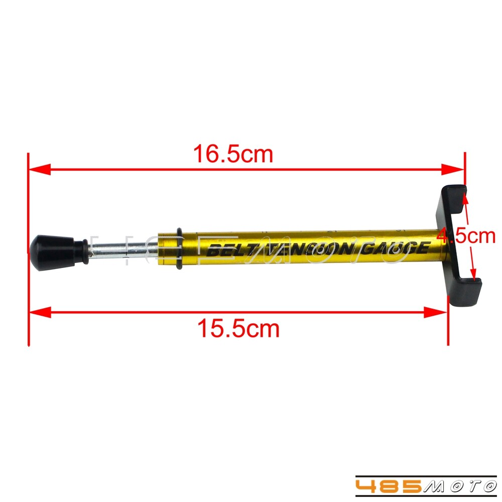 Gold Belt Tension Gauge For Harley Belt Driver Bike Adjusting Belt Tension Tool