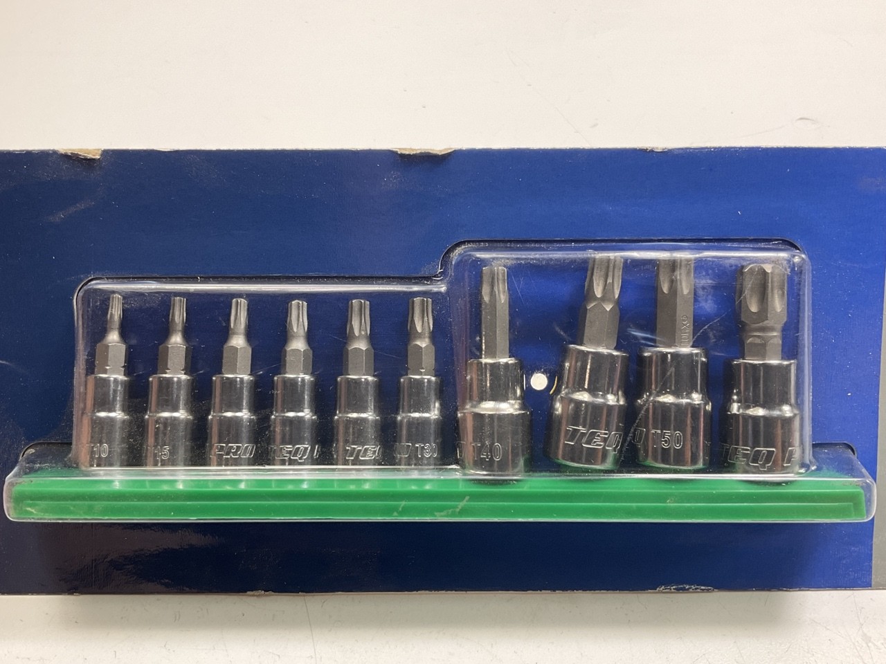 TEQ TP80722N Professional 10-Piece 1/4″ & 3/8″ Drive TorxBit Socket Set T10-T55