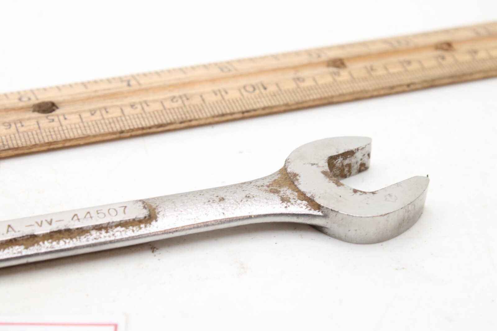 Craftsman VV- 44507 15mm x 13mm Metric Chrome Open End Wrench USA