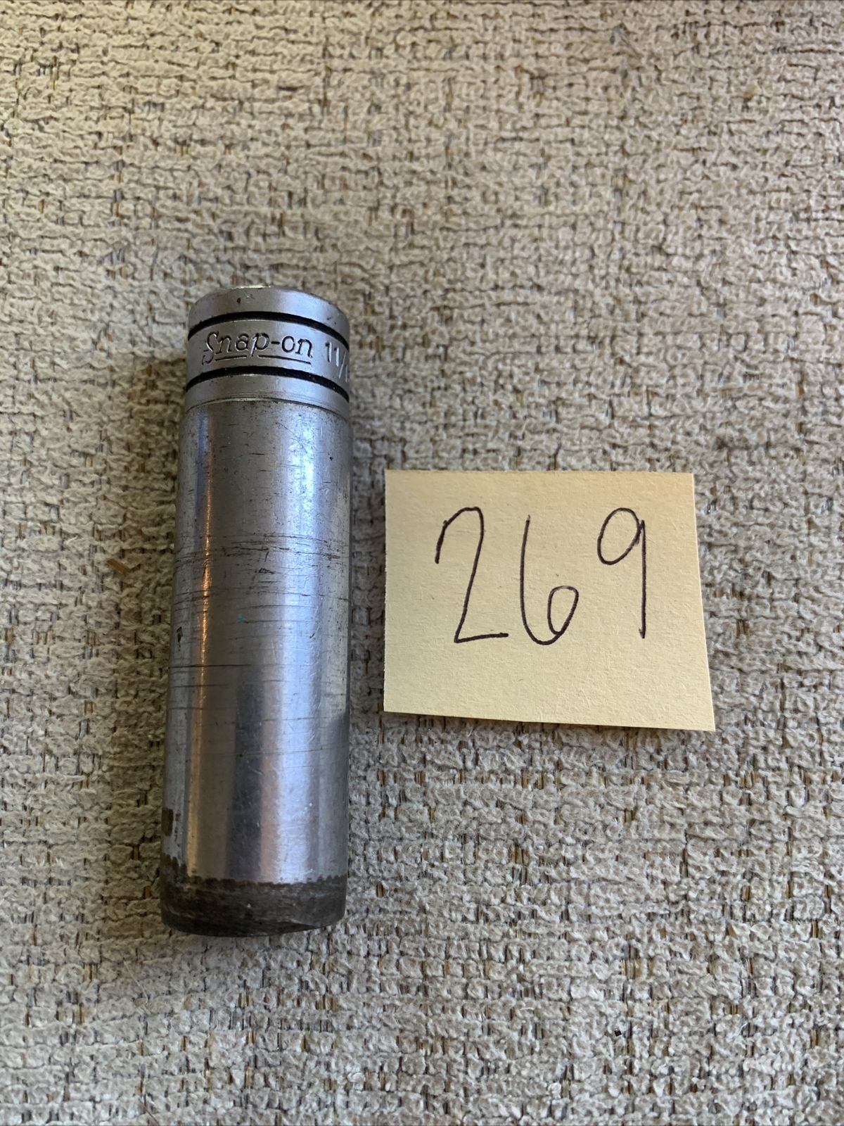 Snap On 11/16″ Deep Socket 1/2″ Drive 6 Point SAE USA TS221