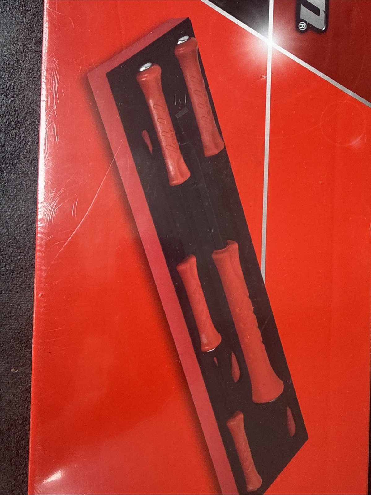 For Snap-on Tools NEW 5-Piece RED Striking Prybar & Chisel Foam Set SPBSDC705FR