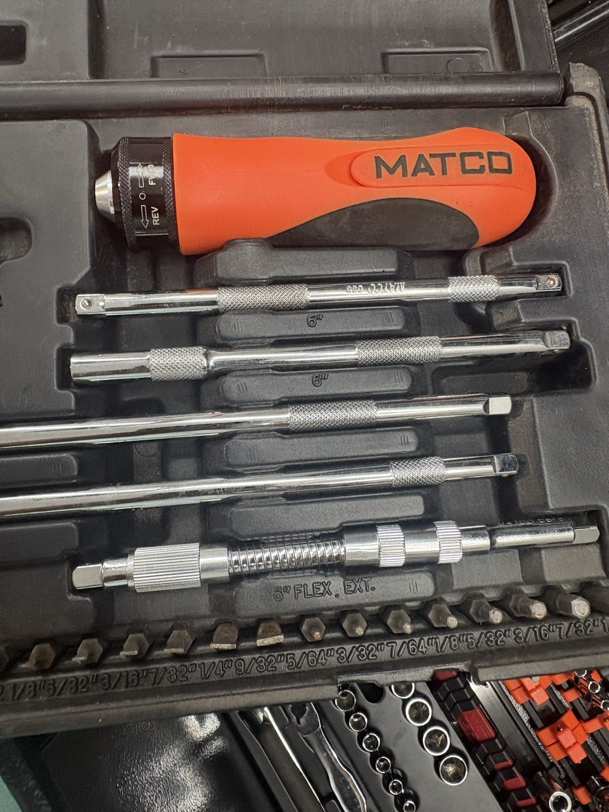 Matco Ratching Bit Driver Set Srs045