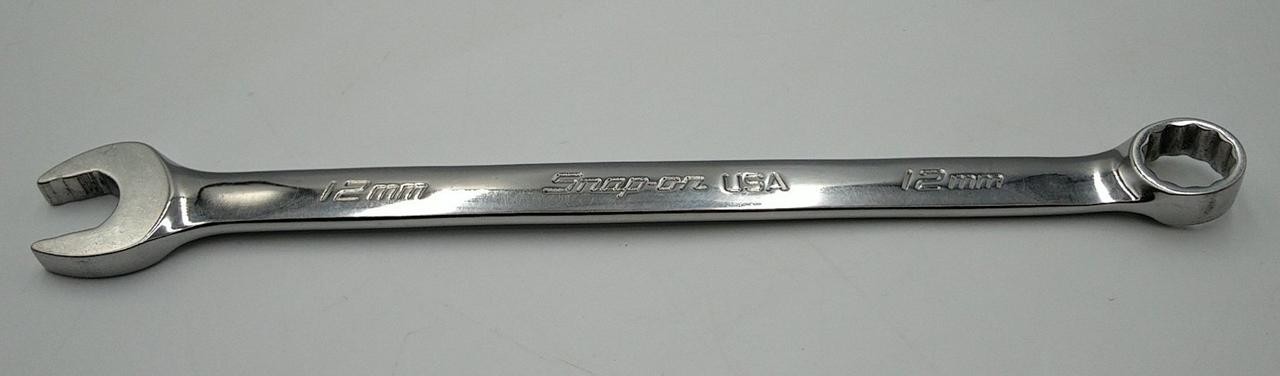 Snap-on SOEXM12 12 mm 12-Point Metric Flank Drive Plus Combination Wrench