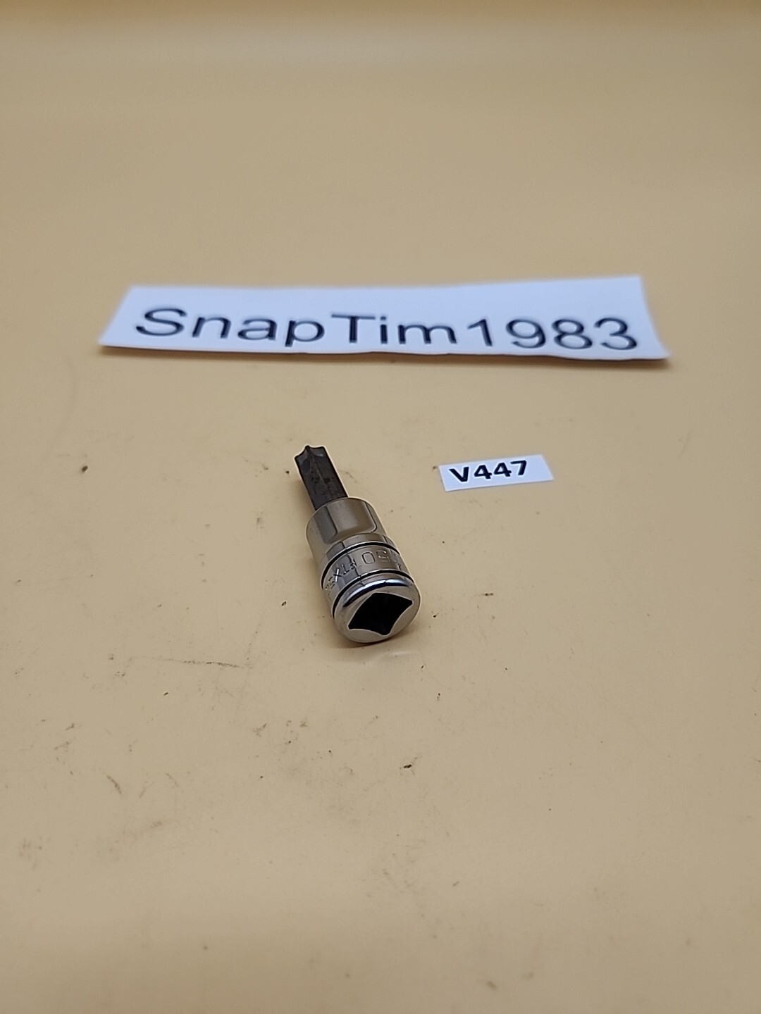 Snap-on Tools 3/8″ Drive T50 Standard Torx Bit Chrome Socket FTX50E USA