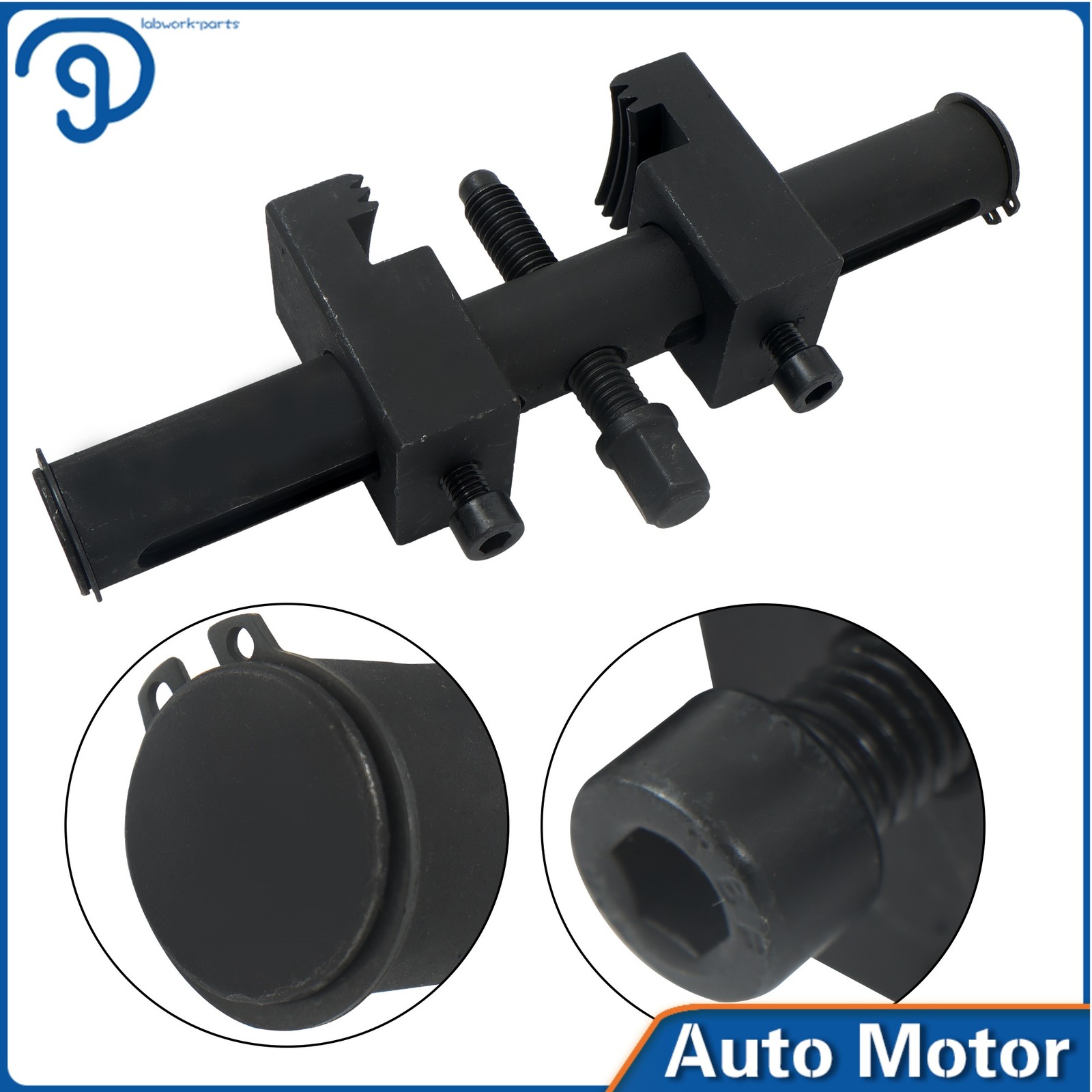 UNIVERSAL NEW PULLER FOR RIBBED DRIVE PULLEY CRANKSHAFT REMOVER TOOL KIT