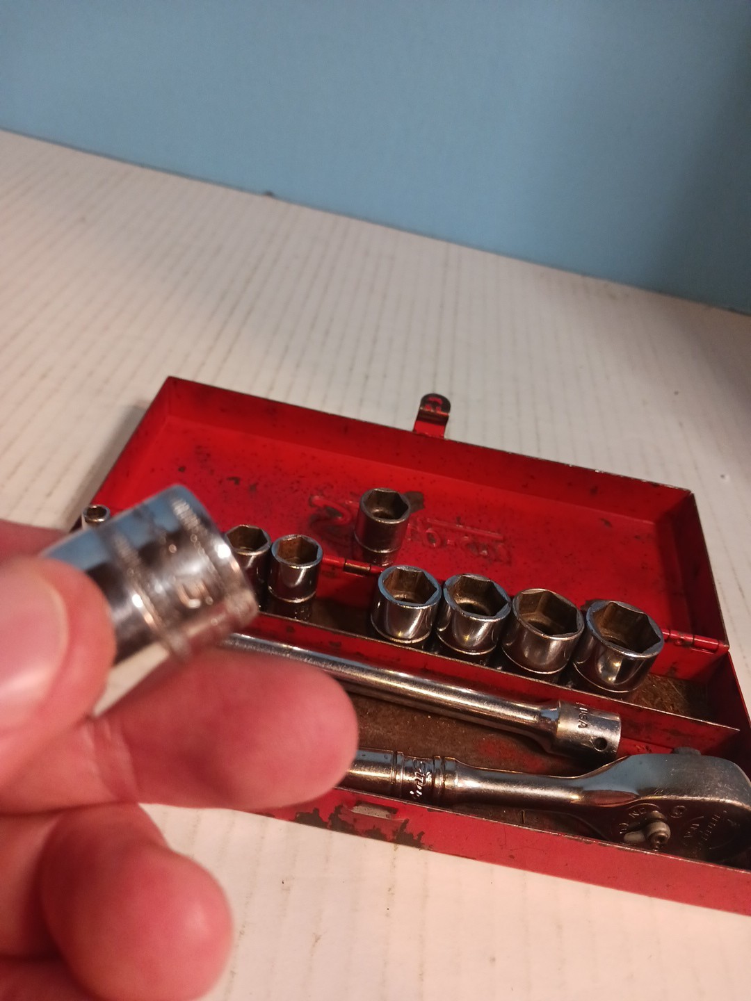 Snap-on 15 Piece 1/4” Drive 6-point Metric Starter Set. With Extras.