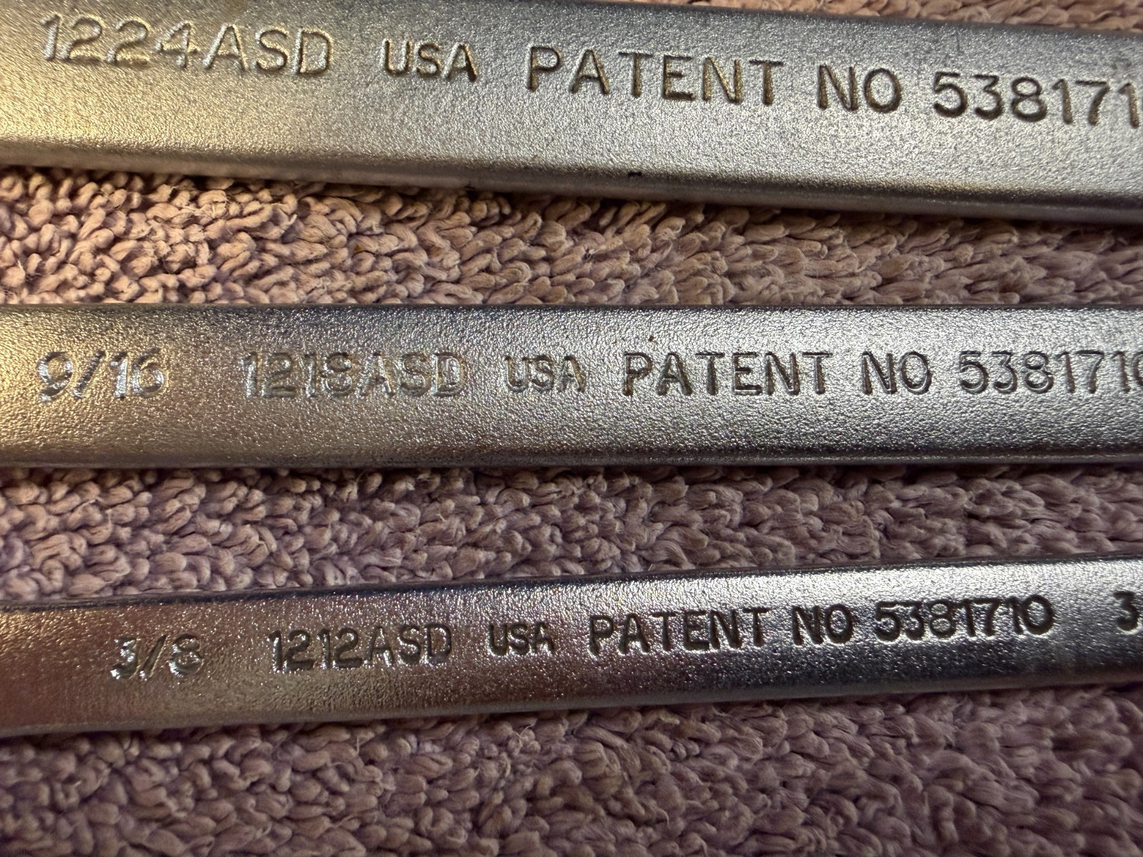 4 – Proto Anti-Slip Design (ASD) 7/8″ 3/4″ 9/16″ 3/8″ Great shape see pics