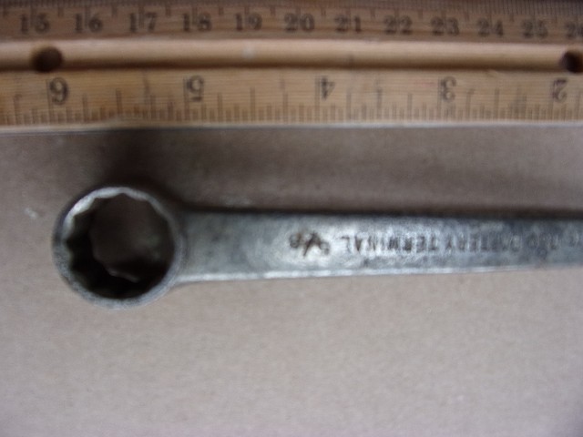 Vintage 750 Battery Terminal Box End Wrench 9/16 & 5/8″ FREE SHIPPING