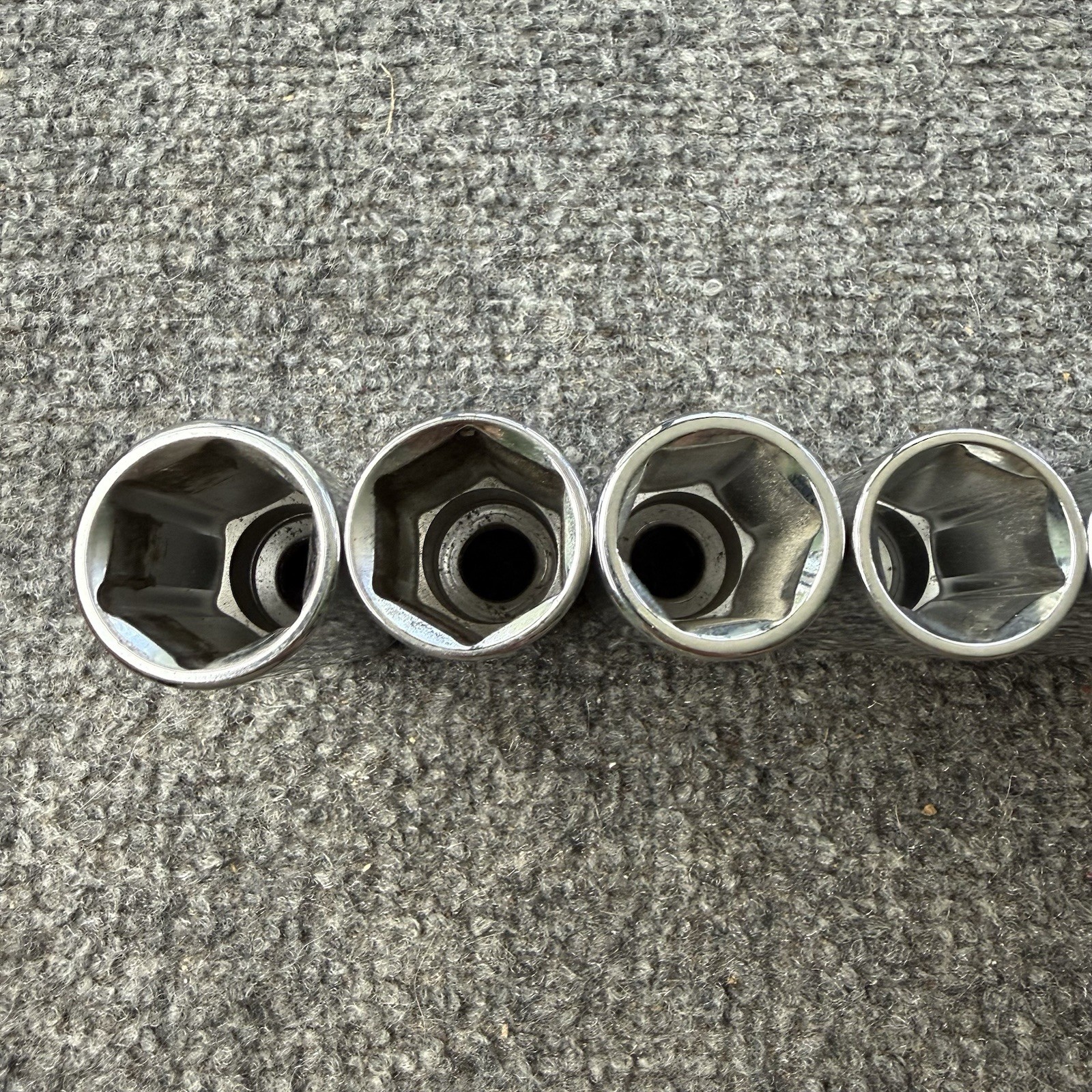 SK Professional 1/2″ Drive Deep Metric 6-Pt Socket Set Made in USA 10mm-20mm