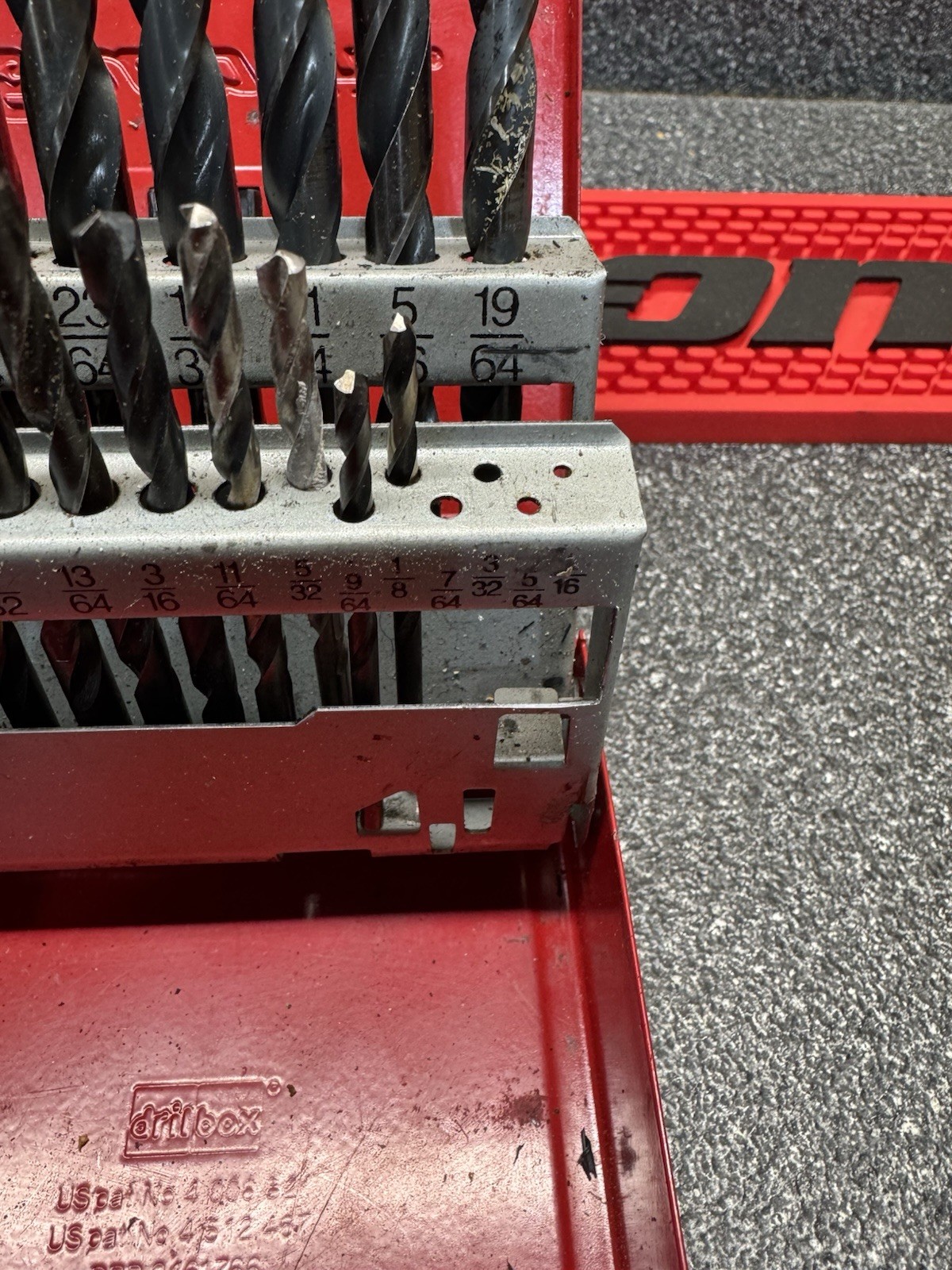 Snap-on™ DB121B High Speed Steel H.S.S. Drill Bit SET Jobber Length 21-pc