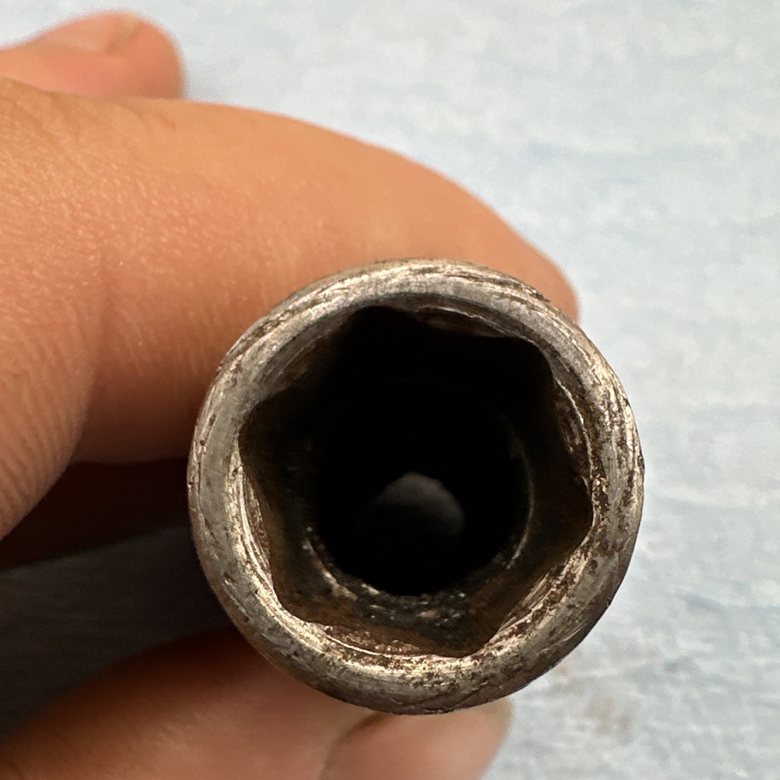 Vintage Snap On 13mm 6 Point Deep Impact Socket 3/8” Drive SIMFM13