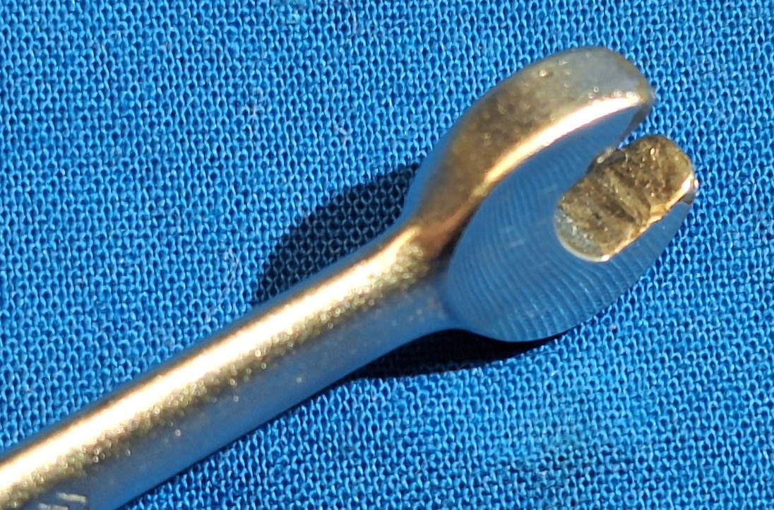 Proto Professional 1208 5″ long 1/4″ Combination wrench 12 point USA
