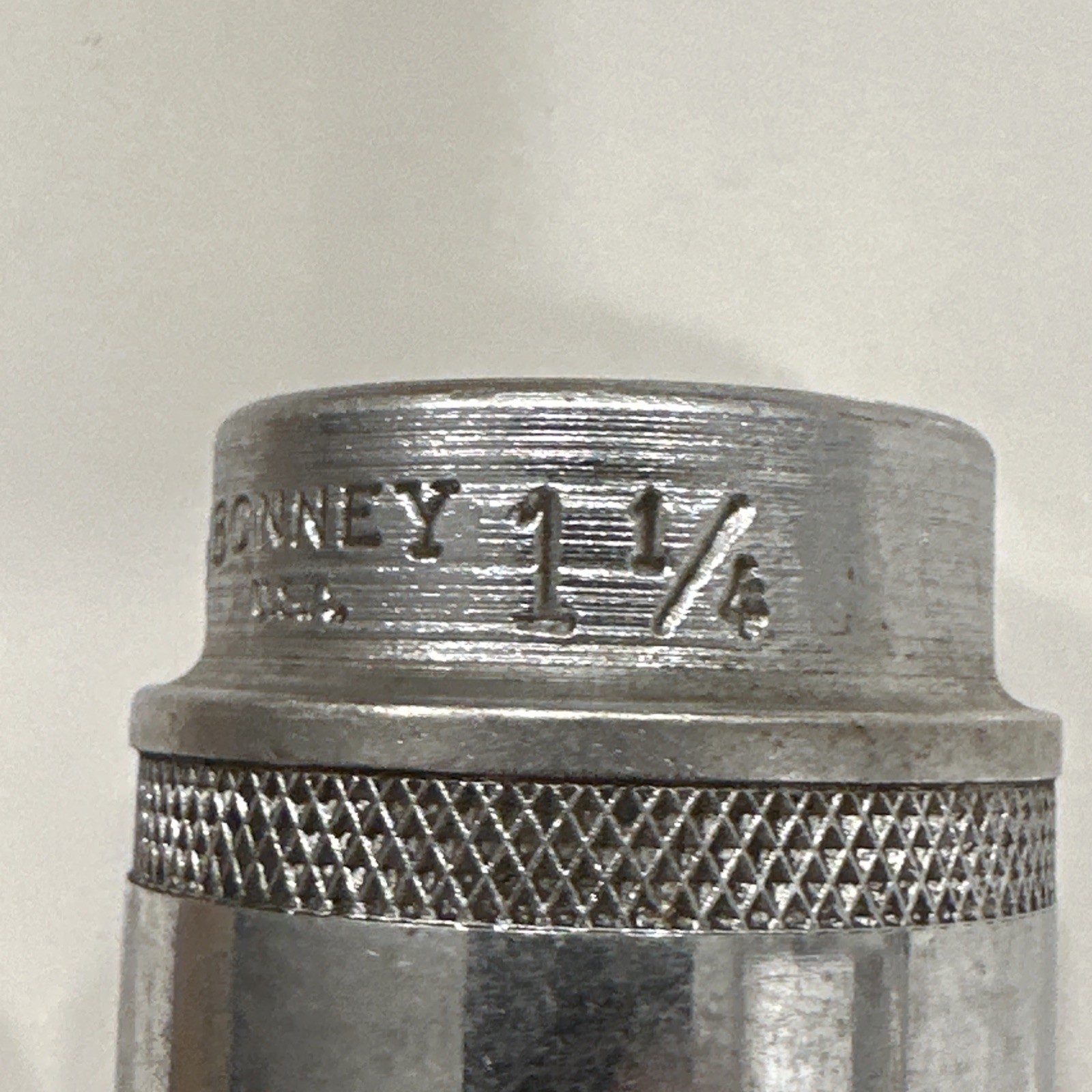 Vintage Bonney 1-1/4” Shallow 12 Point Socket 1/2” Inch Drive A40 Made In USA