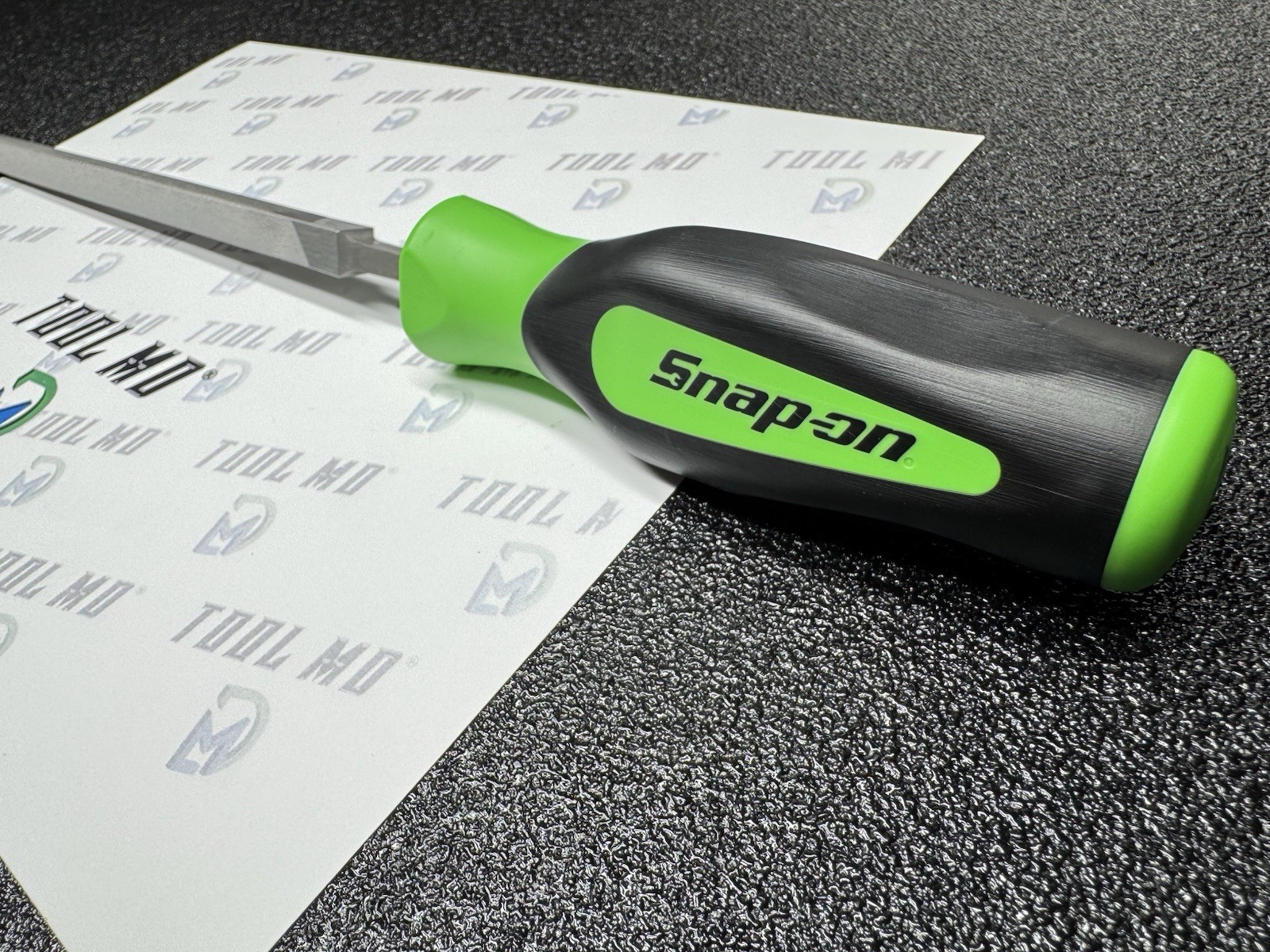 Snap-on Tools NEW GREEN Soft Grip Four Square 10” Blade File SGHF615B 10SQA