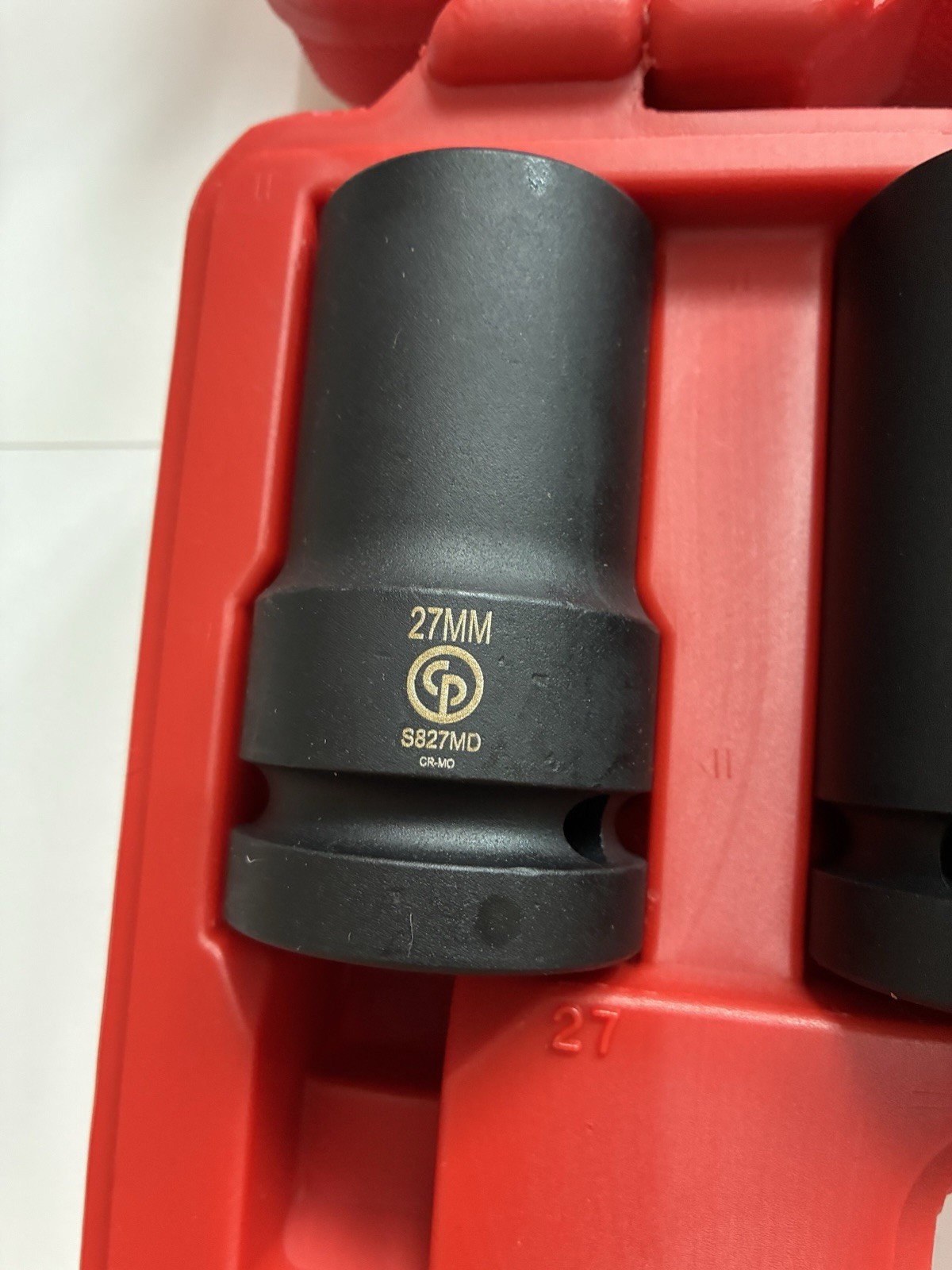 Chicago Pneumatic SS814D 1in Drive Deep Impact Socket Set 27 32 33 36mm CR-MO