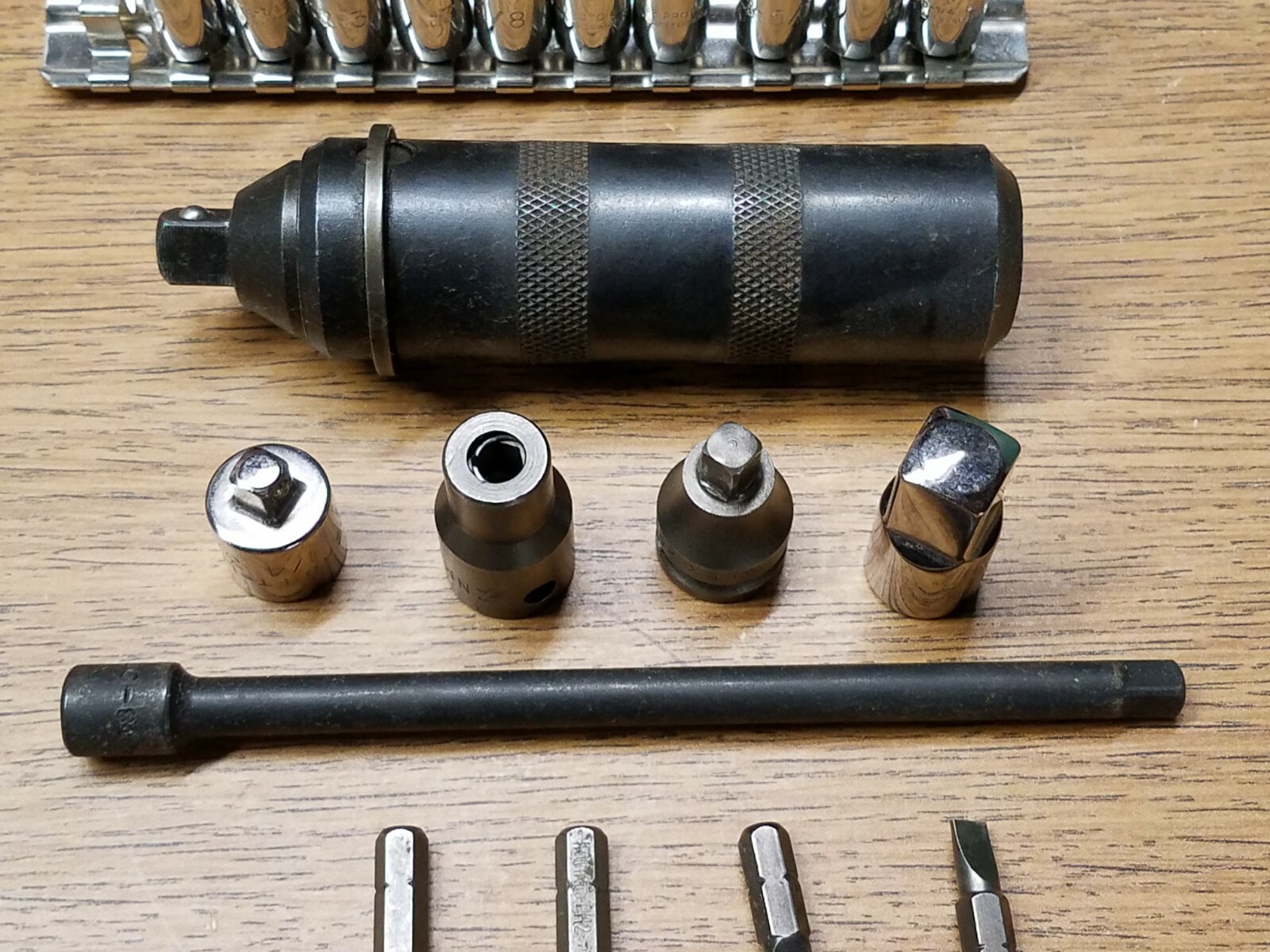 Manual Impact Driver Set 32 pc with Jawco #208 3/8 in. Bits and Craftsman Case